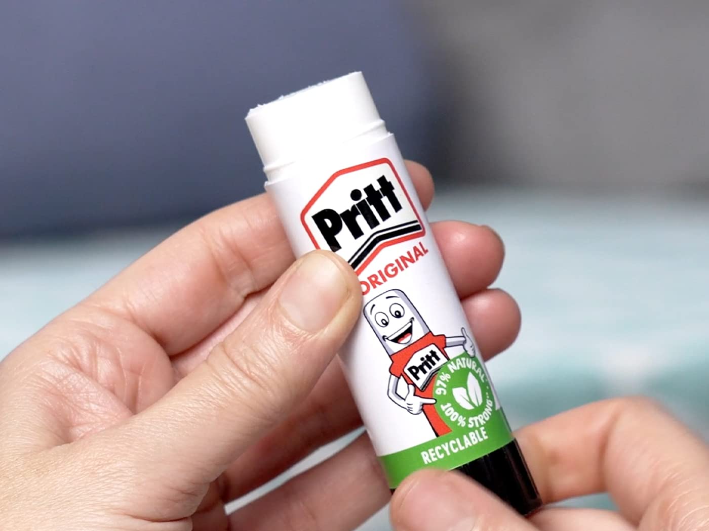 Pritt Glue Stick - Solvent-Free, Washable Craft Glue with 97% Natural Ingredients | 1 x 22g 5