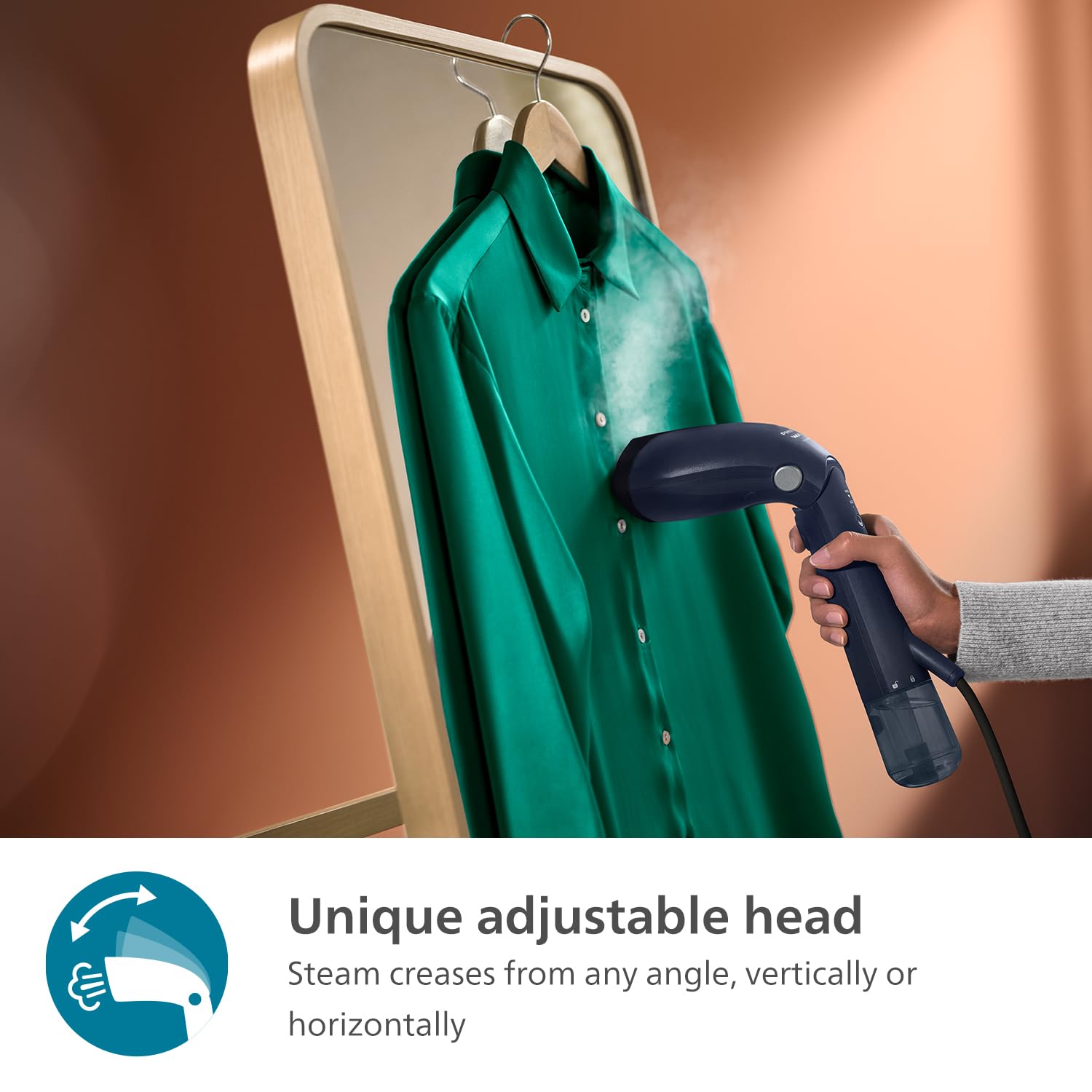 Philips 7000 Series Handheld Steamer - 1500W, 28g/min Continuous Steam | 100 ml Tank 6
