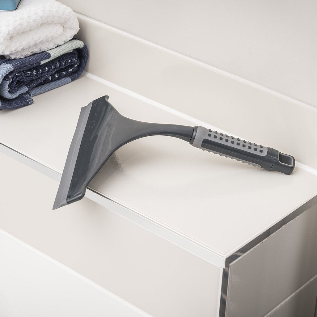 Addis ComfiGrip Shower Squeegee - 24cm Blade | Metallic Graphite | Streak-Free Cleaning 2