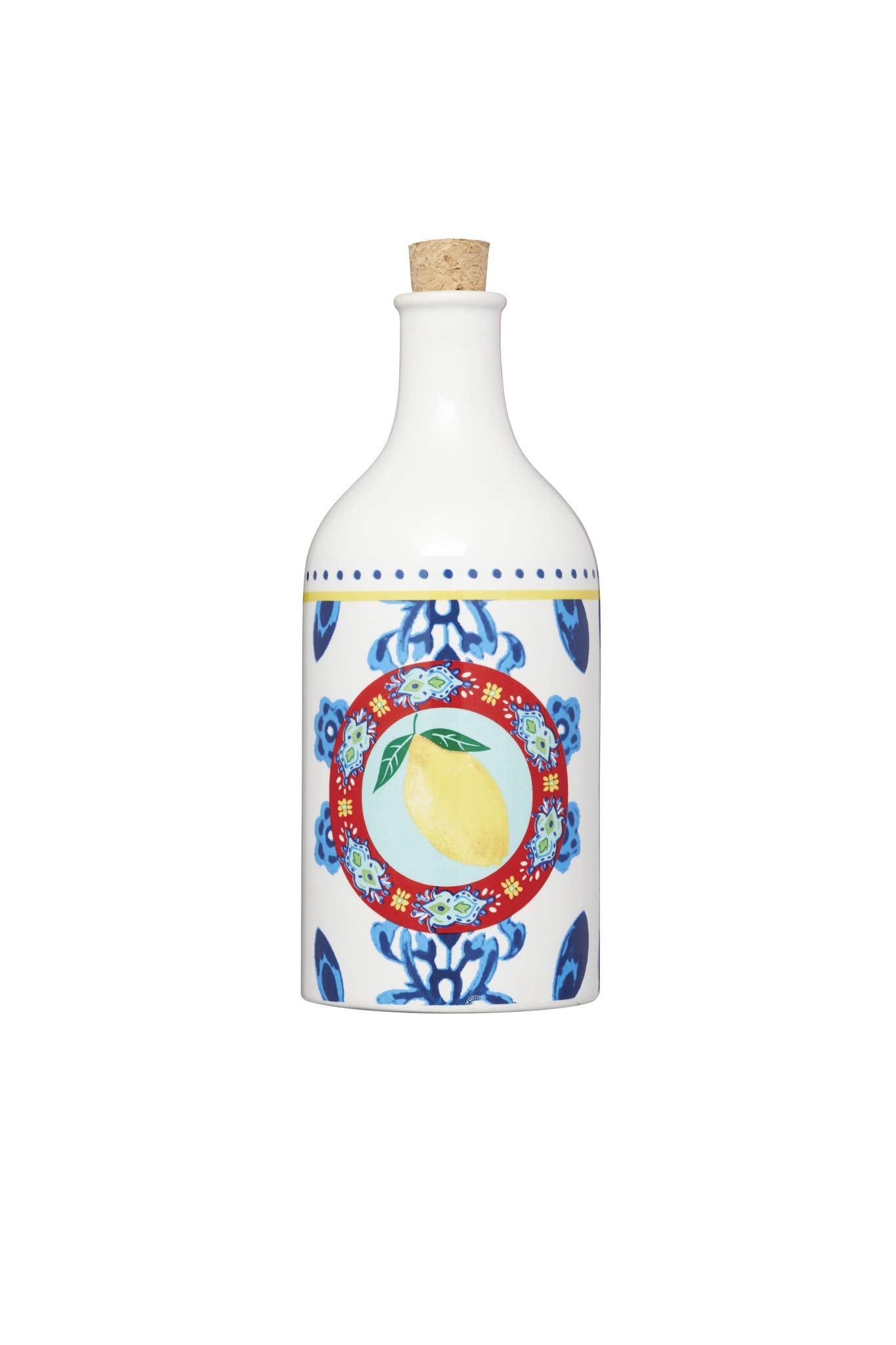 KitchenCraft World of Flavours Ceramic Oil & Vinegar Bottle Set | 500ml Capacity | Multicolour 3
