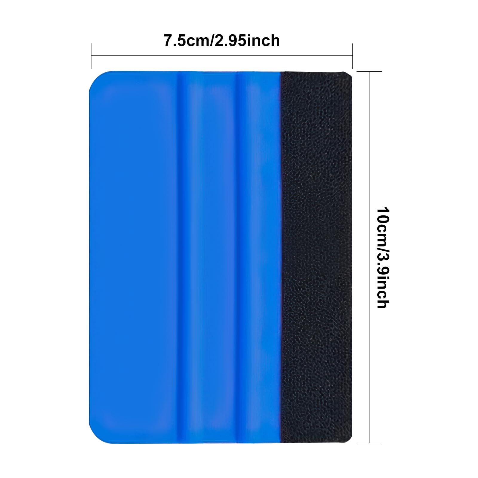 Admygo Vinyl Wrap Squeegee Tool - Non-Scratch Blue Applicator for Car, Kitchen, Window Film | 1 Piece