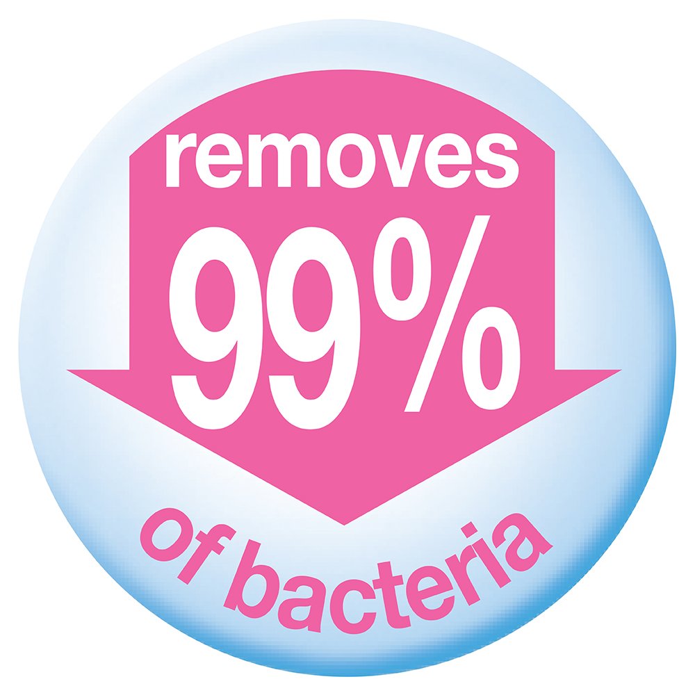 Spontex Microfibre Window Kit - Removes Streaks & 99% Bacteria | 2 Count | Washable 500 Times 8