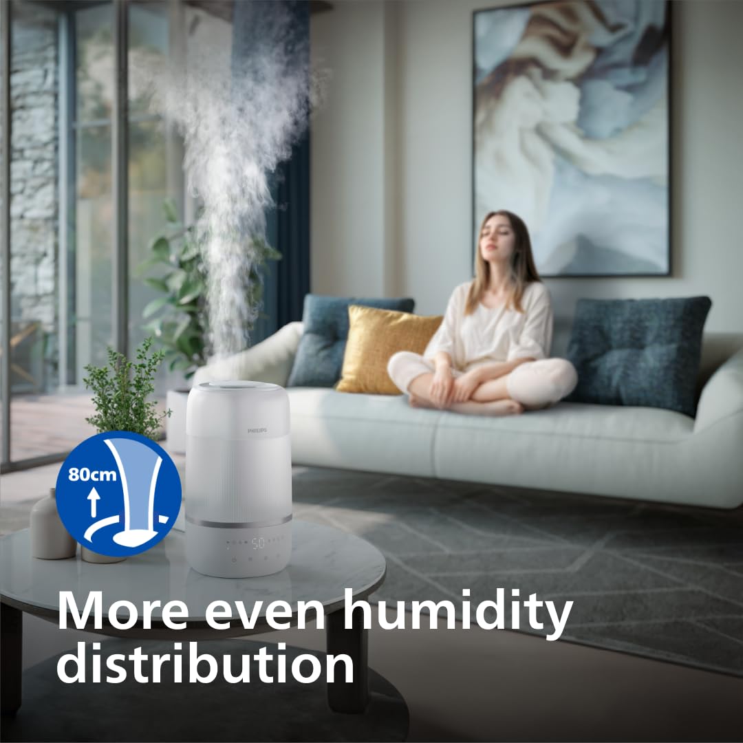 Philips Smart Humidifier - 3L Tank, Up to 32 Hours Runtime, App Control | HU1509/00 5
