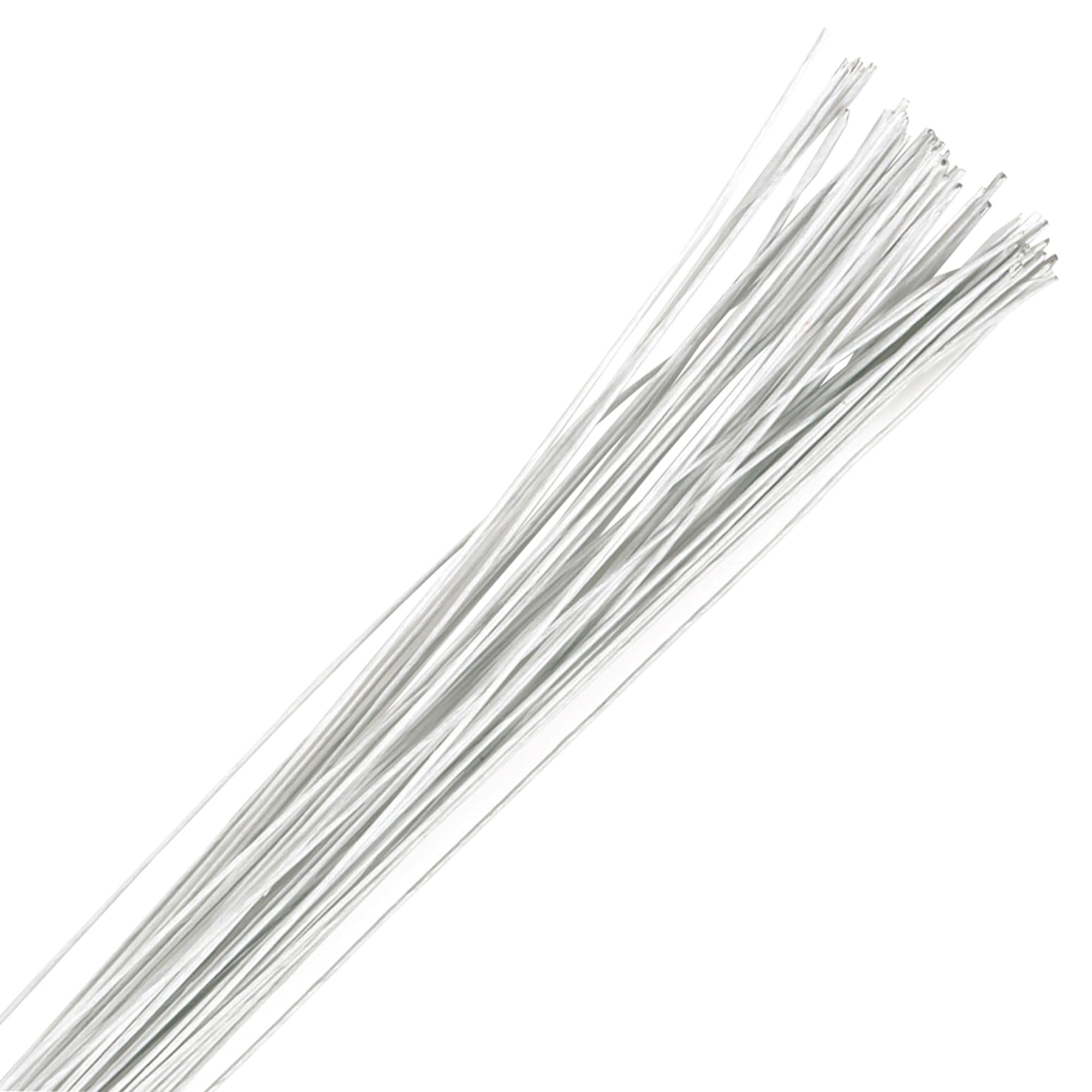 Culpitt White Florist Wires - 20 Gauge Paper Covered Metal Wire for Cake Decorating | 20 Pack 7