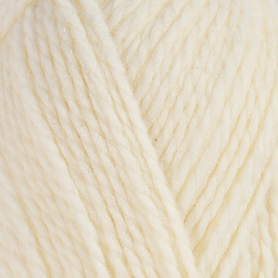 Utopia Crafts Country Wool Blend Aran Yarn - 80% Acrylic/20% Wool | 100g Skein | Ivory Cream 2