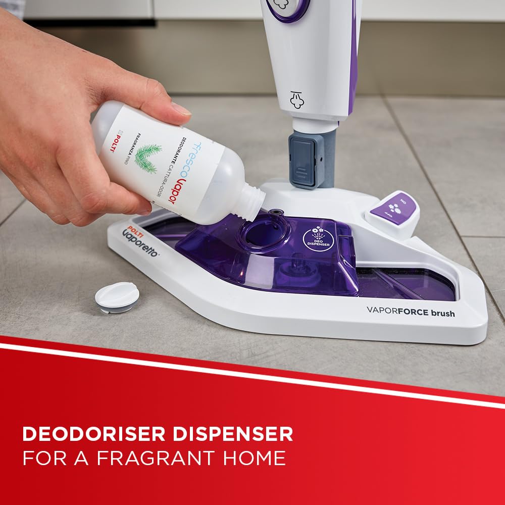 Polti Vaporetto SV440_Double 2-in-1 Steam Mop with Handheld Cleaner | 1500W | Purple 6