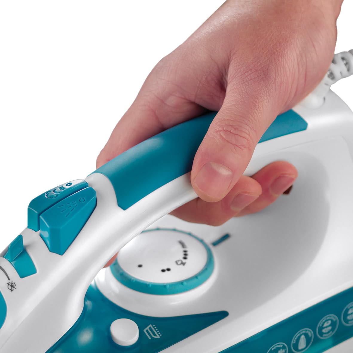 Russell Hobbs Steam Iron - 2600W Power | 210g Steam Boost | 70g/min Continuous Steam 7