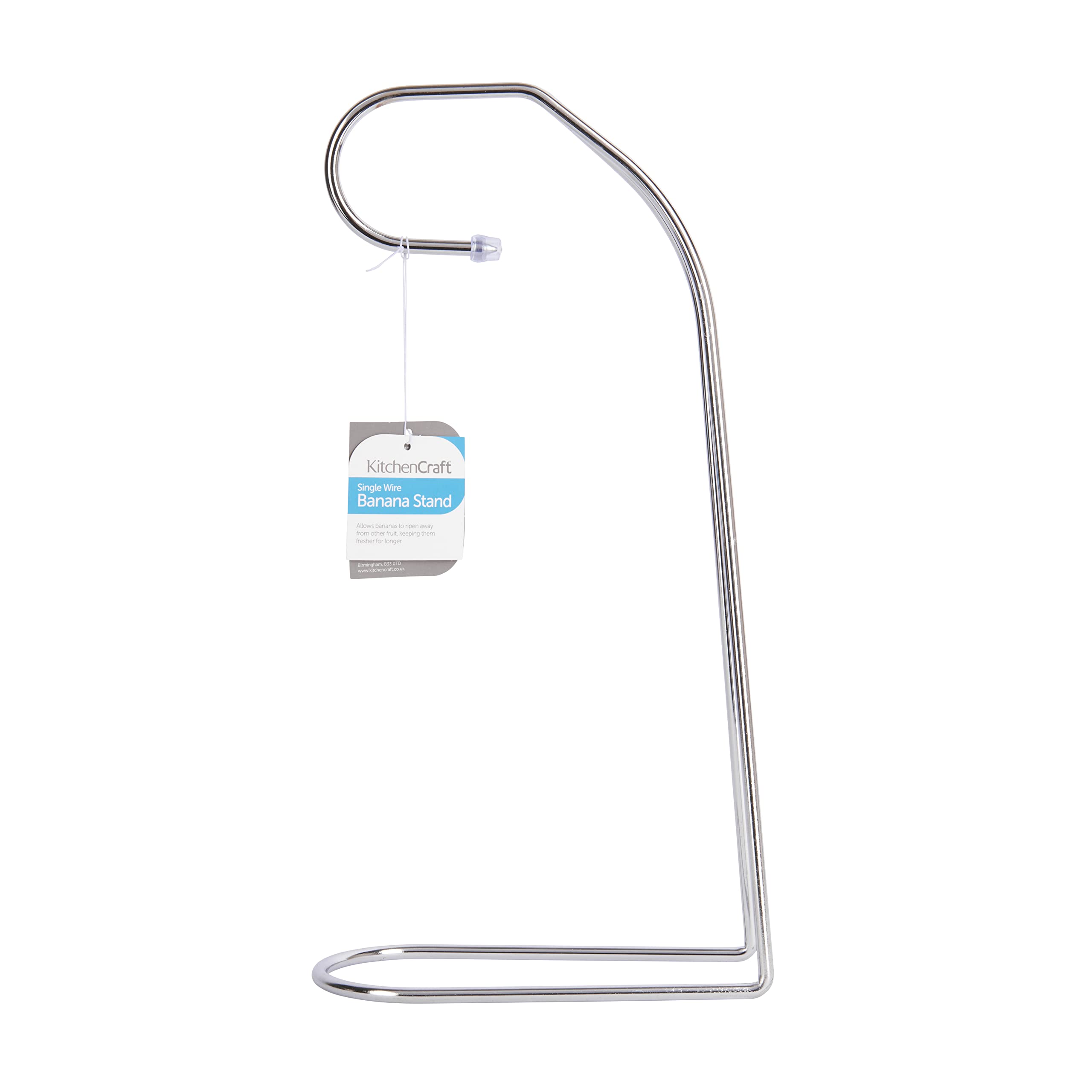 KitchenCraft Banana Holder with Chrome Plated Finish | Metal | 17.5 x 8.5 x 34 cm 3