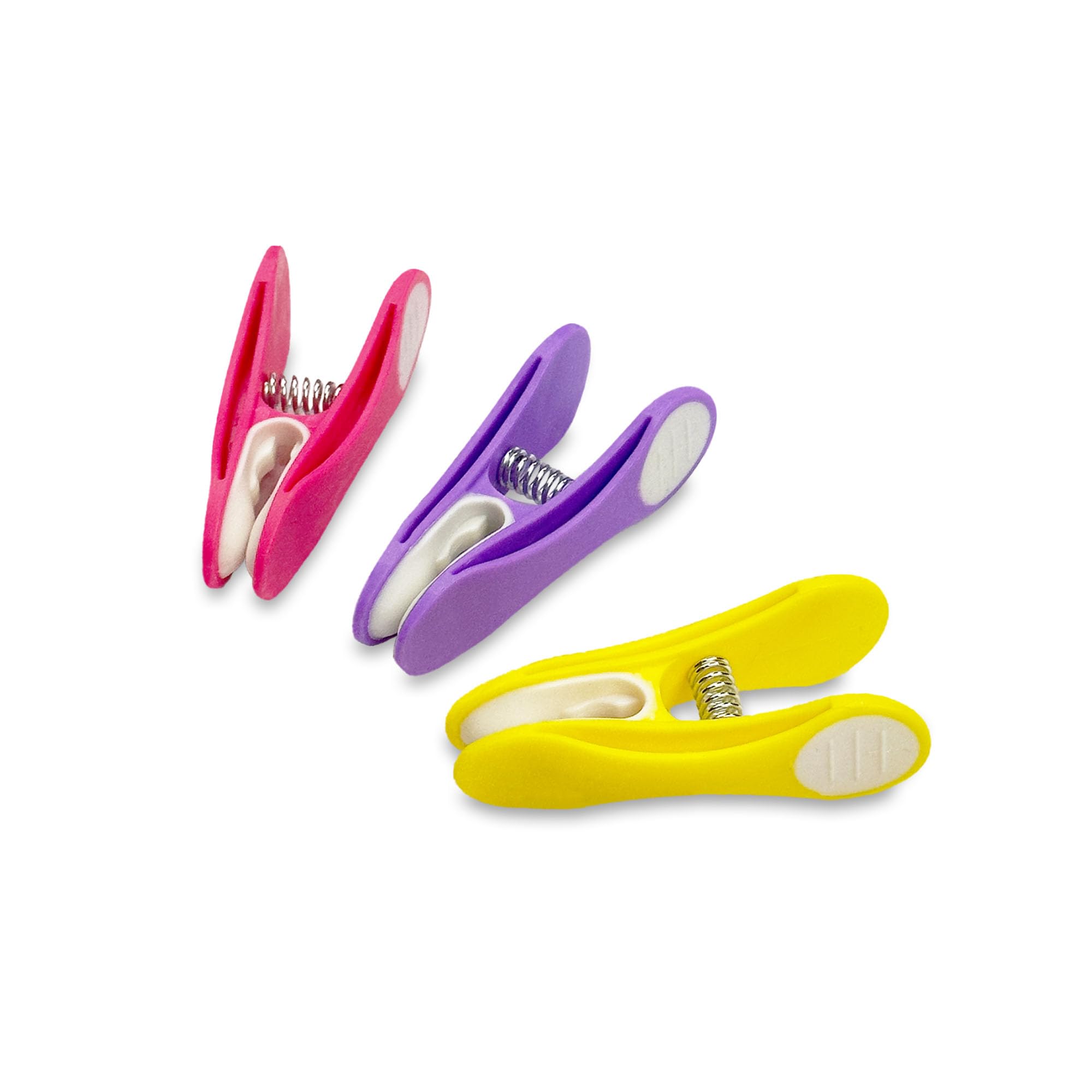 Addis Soft Easy Grip Clothes Pegs - Strong Hold, Anti-Marking Grip | Pack of 18 Mixed Colors 7