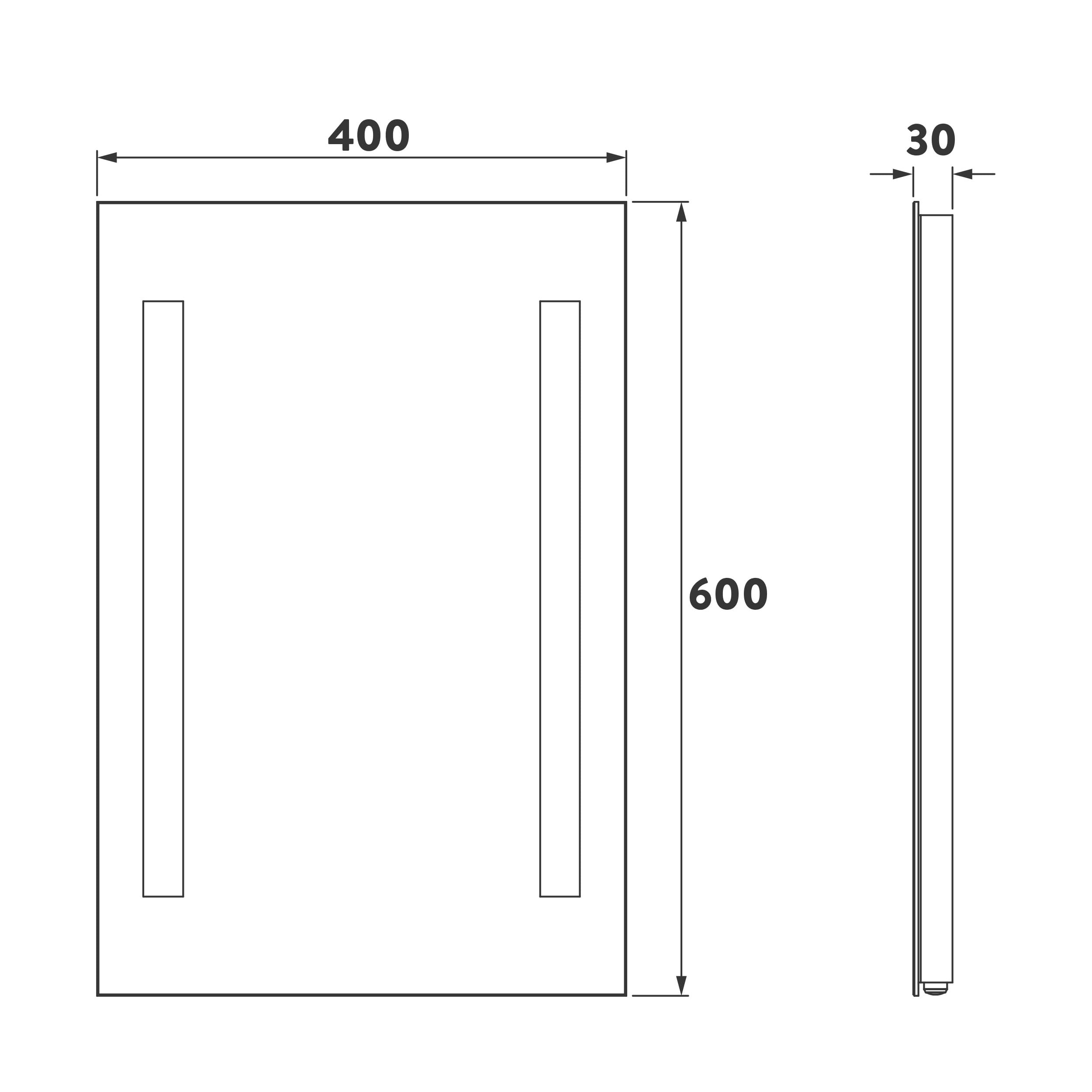 Croydex Thornton Bathroom Mirror with LED Lights - Battery Operated | 60x40cm | Easy Install 6