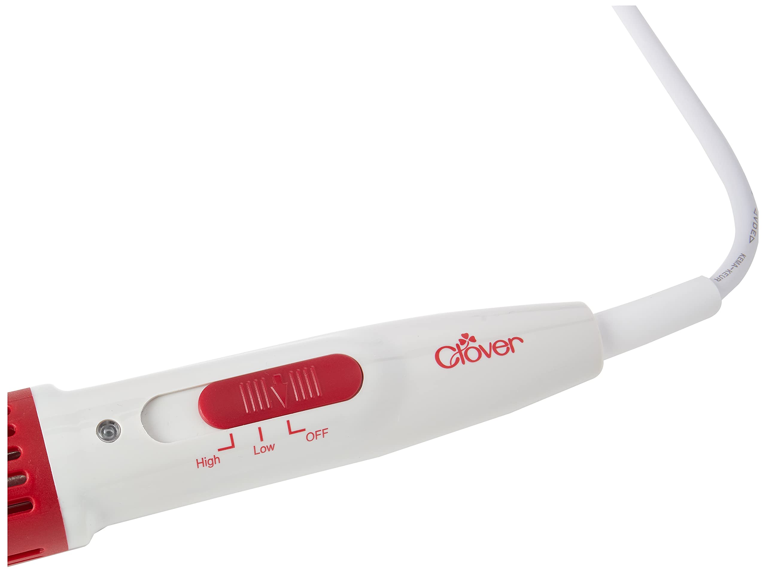 Clover CL8004GB Mini Iron - Lightweight & Portable for Quilting, Sewing, and Crafting | Red 4