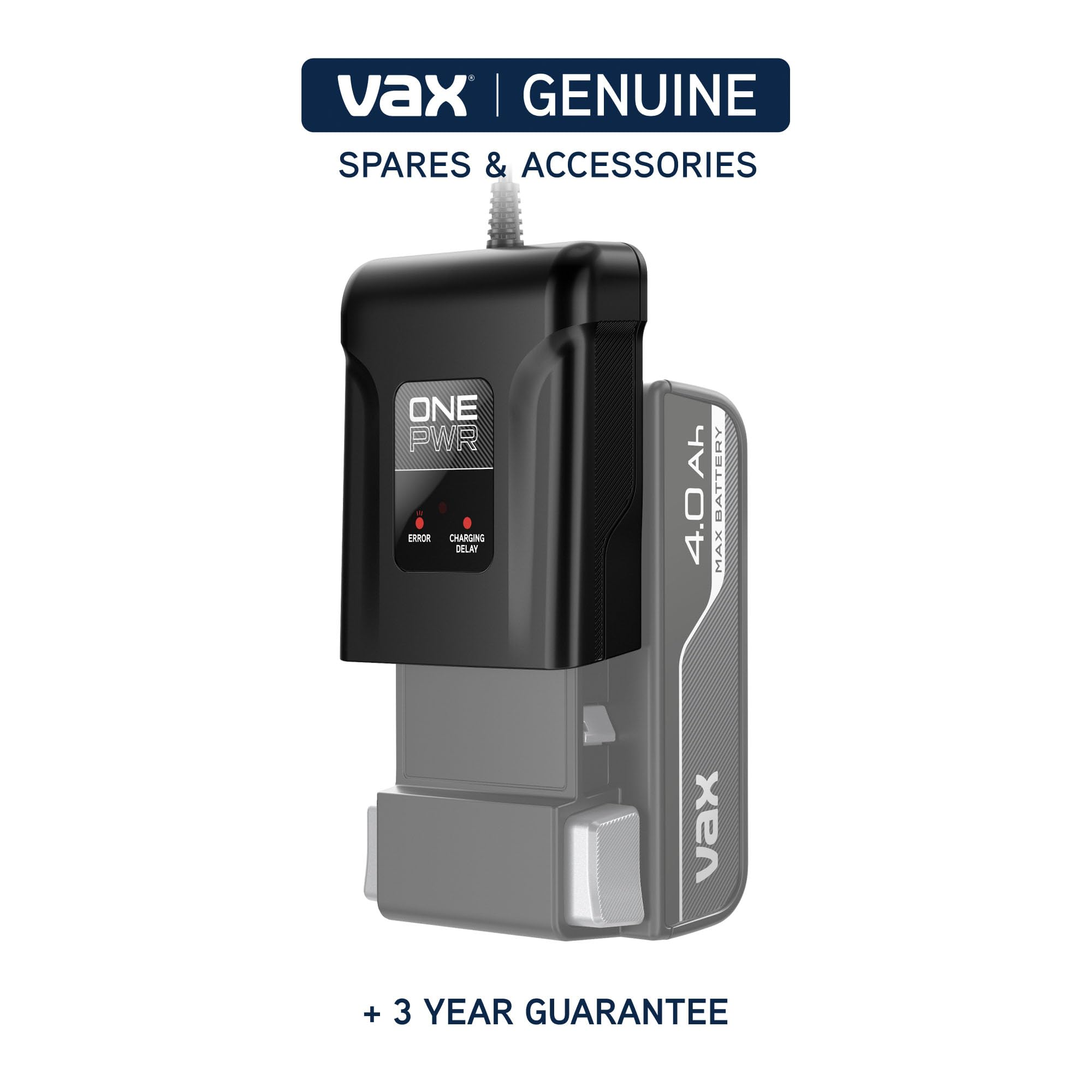 Vax Genuine ONEPWR 1.5A Slide Charger - Fast Charging | Over-Charge Protection | Compact Design 2