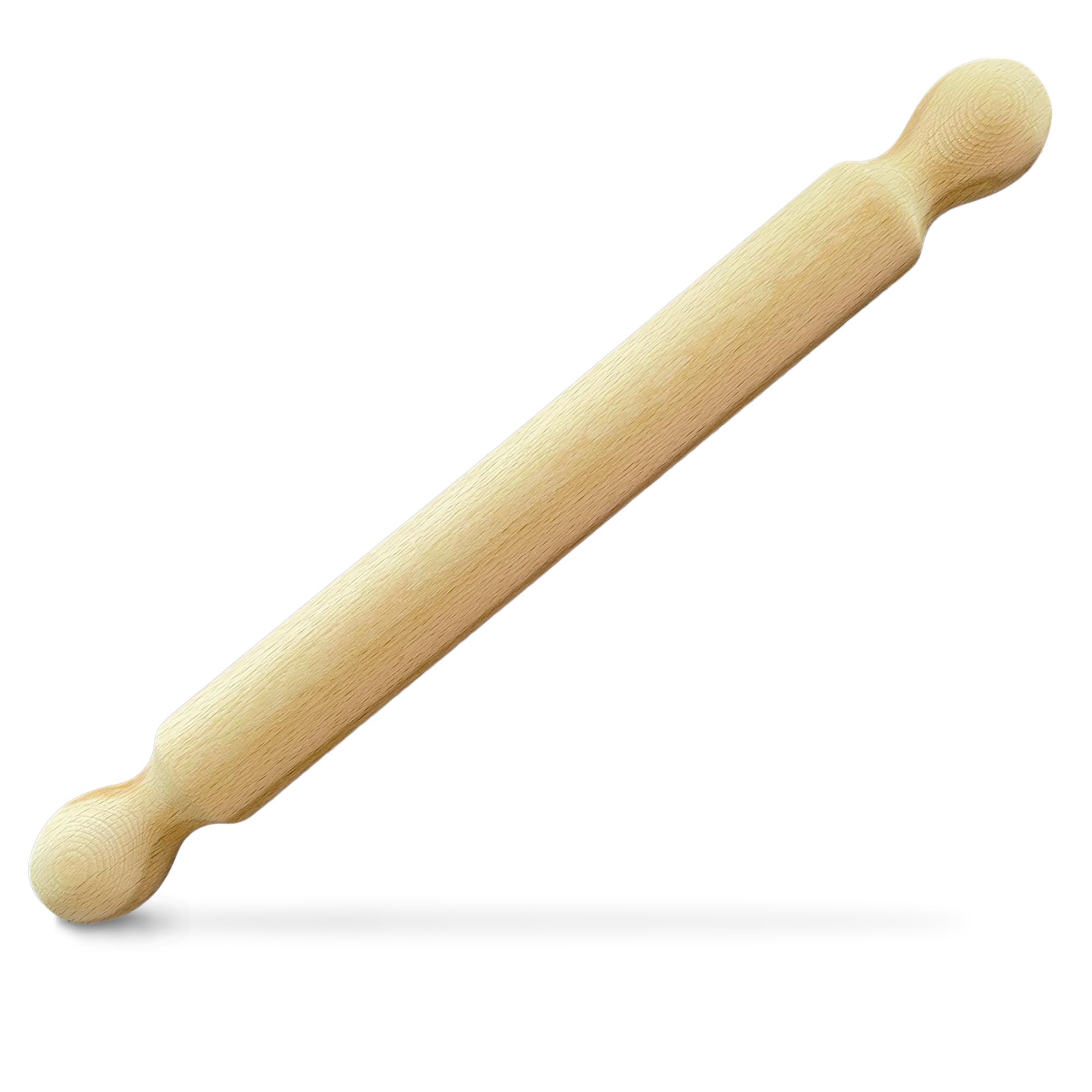 Dexam Beech Rolling Pin - 40cm Length | Premium Wood Construction | Beige 1