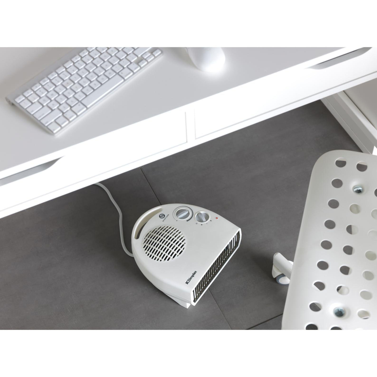 Dimplex 2kW Electric Fan Heater - 2 Heat Settings | Manual Thermostat | Portable 4