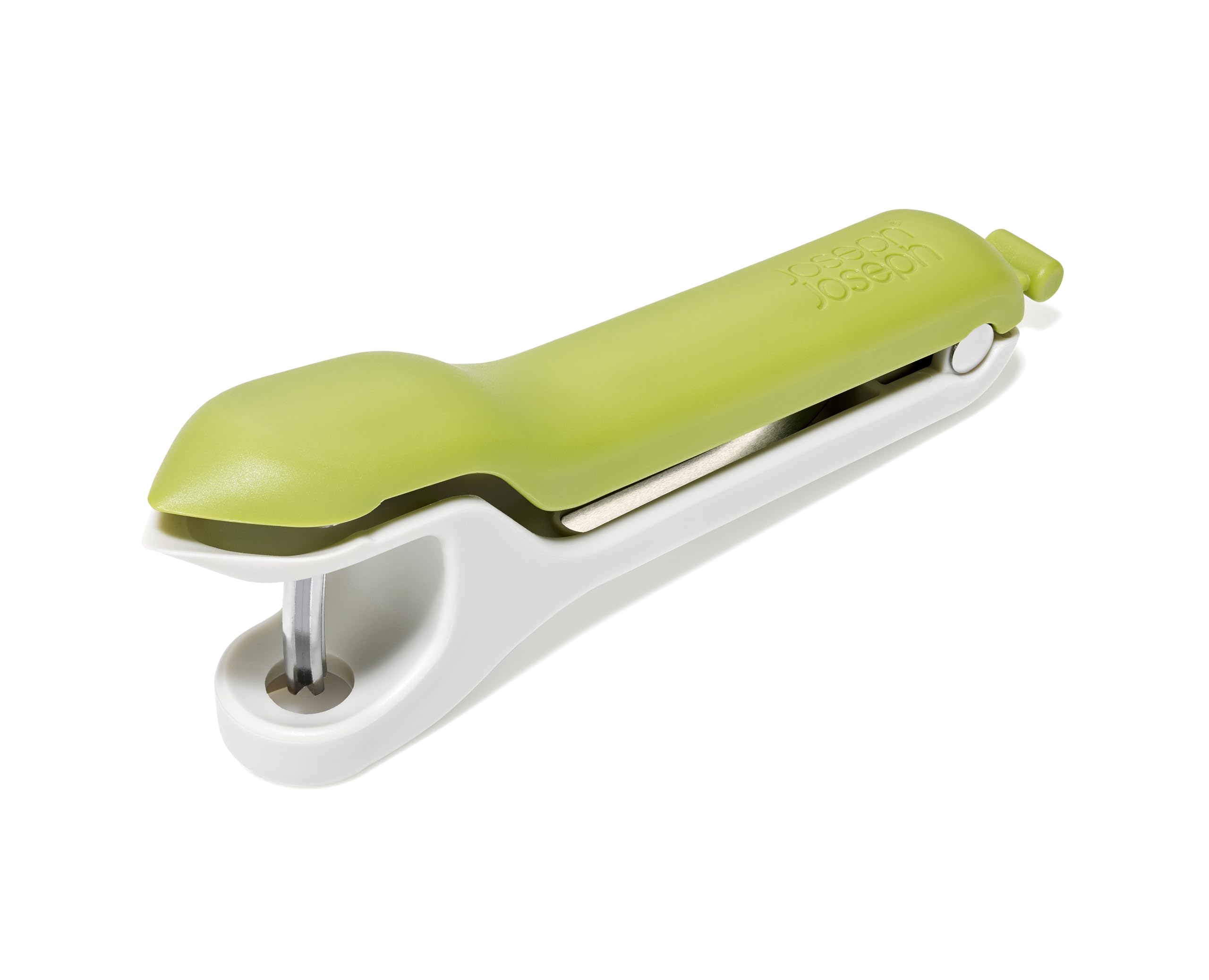 Joseph Joseph Tweezy 2-in-1 Cherry Olive Pitter and Strawberry Huller | Plastic | Stone/Green 1