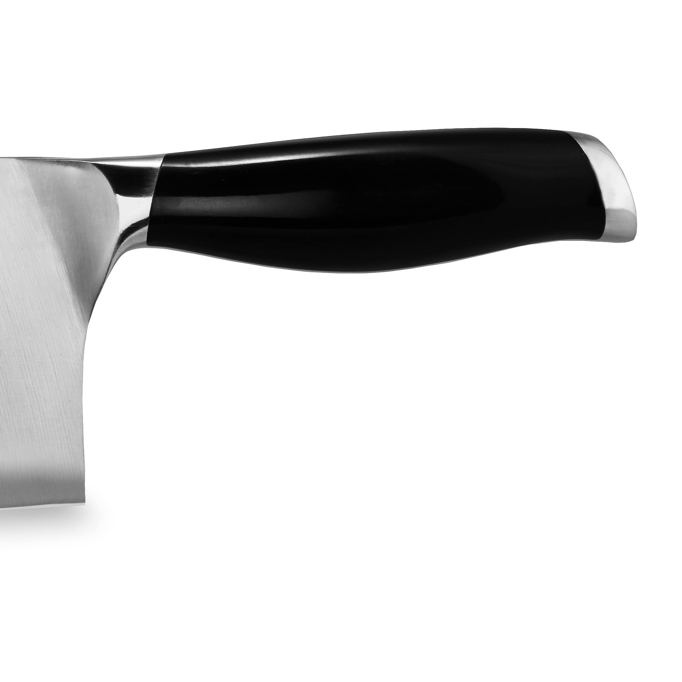 Ken Hom WKH511 Chef's Knife - 18 cm Stainless Steel Cleaver | Stone Finished Handle 4