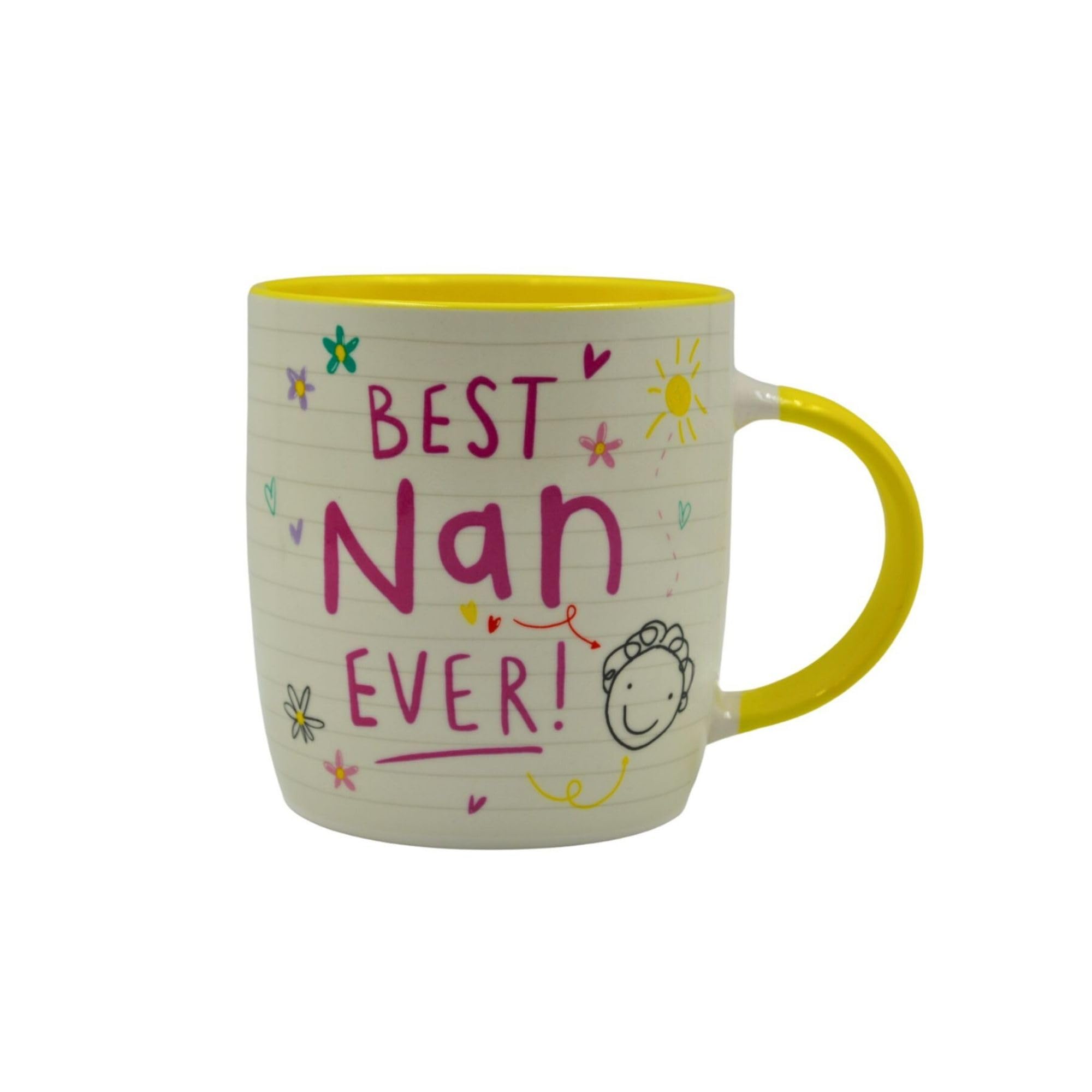 Papillon Collection Best Nan Ever Ceramic Coffee Cup Mug - 11oz | Heat Resistant | Microwave Safe 1