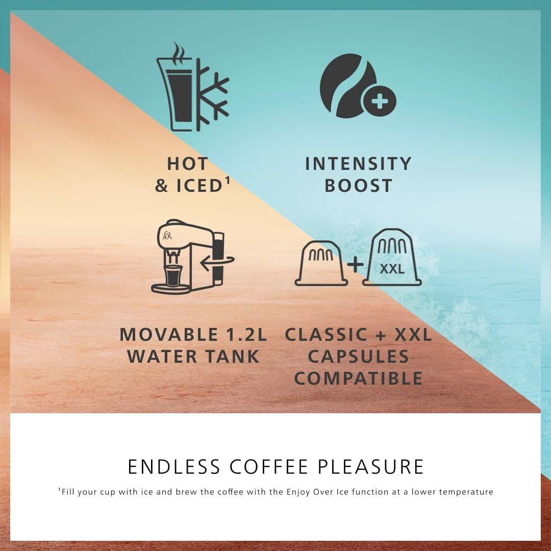Philips L’OR BARISTA Absolu Capsule Coffee Machine - 19 Bar, Dual Capsule, Satin White 4