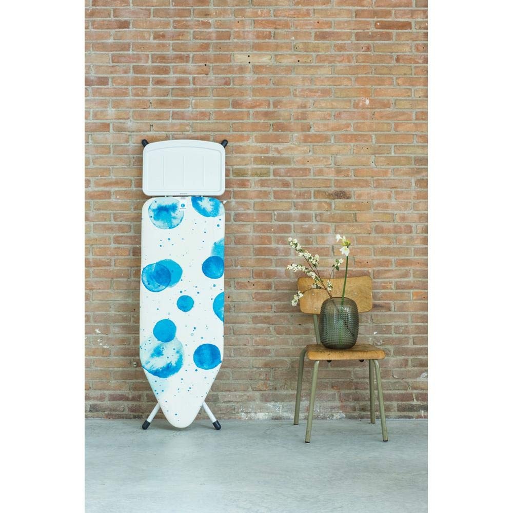 Brabantia Ironing Board C - XL Steam Unit Holder | 124 x 45 cm Surface | Height Adjustable 75-98 cm 3