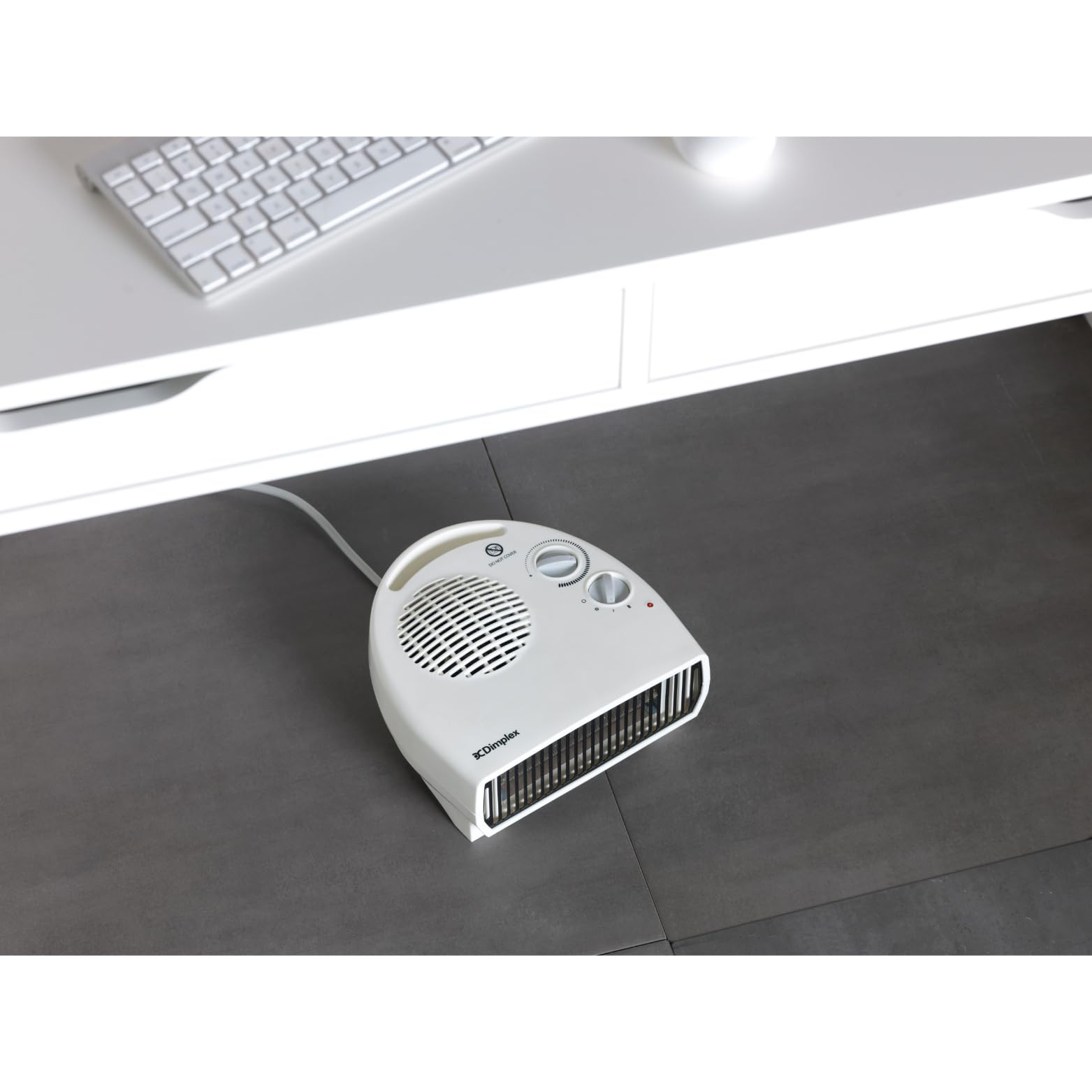 Dimplex 2kW Electric Fan Heater - 2 Heat Settings | Manual Thermostat | Portable 3