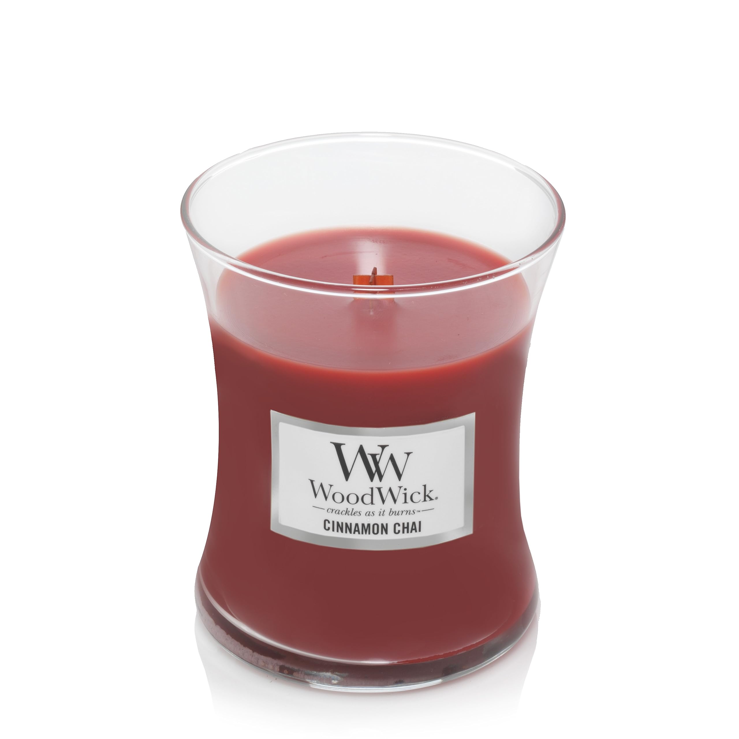 WoodWick Medium Hourglass Scented Candle - Cinnamon Chai | Crackling Wick | Up to 60 Hours 3