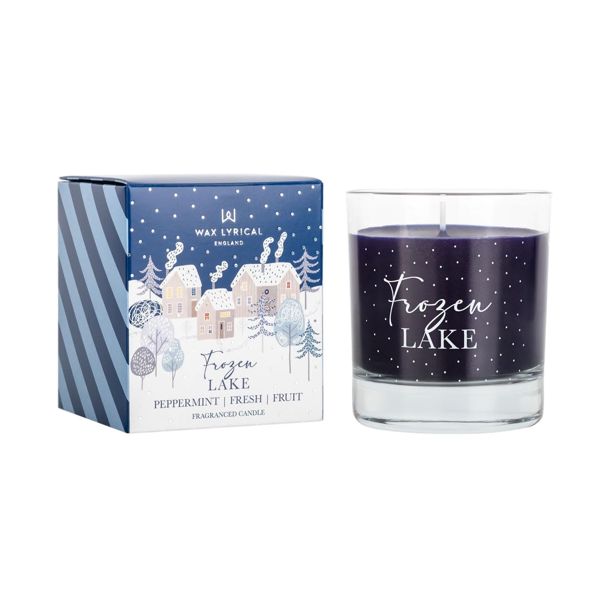 Wax Lyrical Frozen Lake Candle - Winter Scent with Peppermint & Fruit Notes | Made in the UK 1