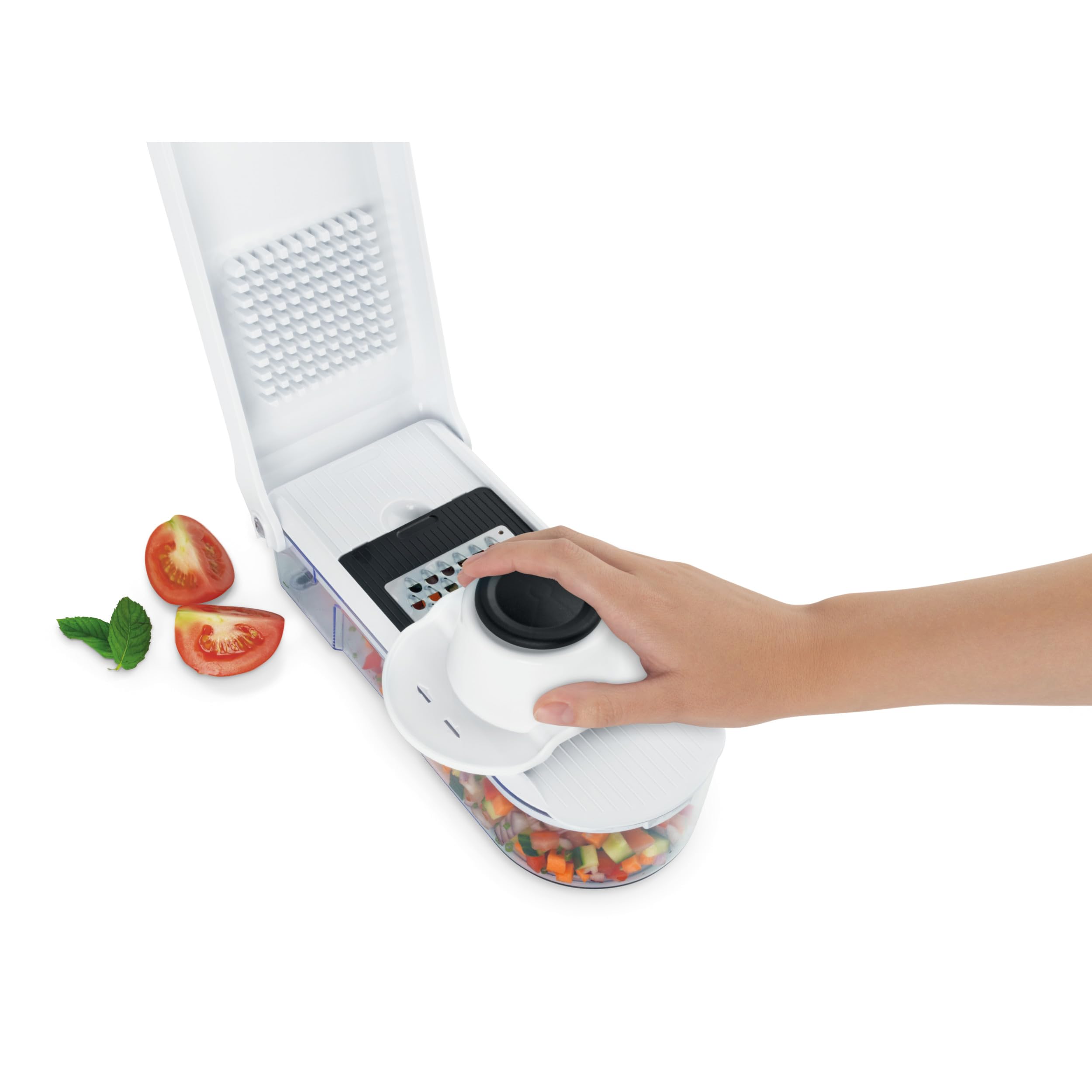 Salter BW12926EU7 Multifunctional Food Chopper - 6-in-1 Vegetable Slicer with Interchangeable Blades 8