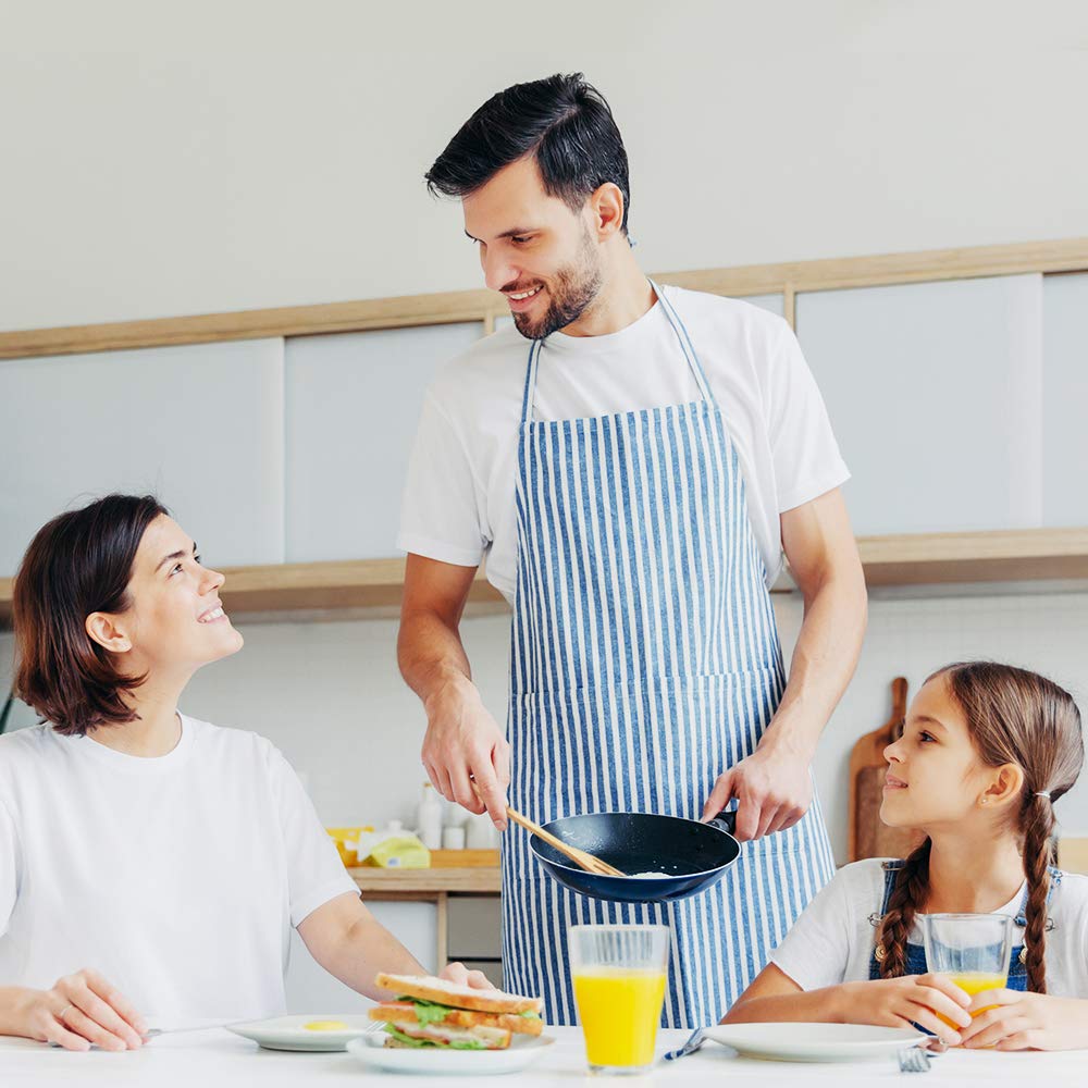 joeji's Kitchen Wooden Cooking Spoons Set of 4 - Natural Bamboo Utensils | Dishwasher Safe 8