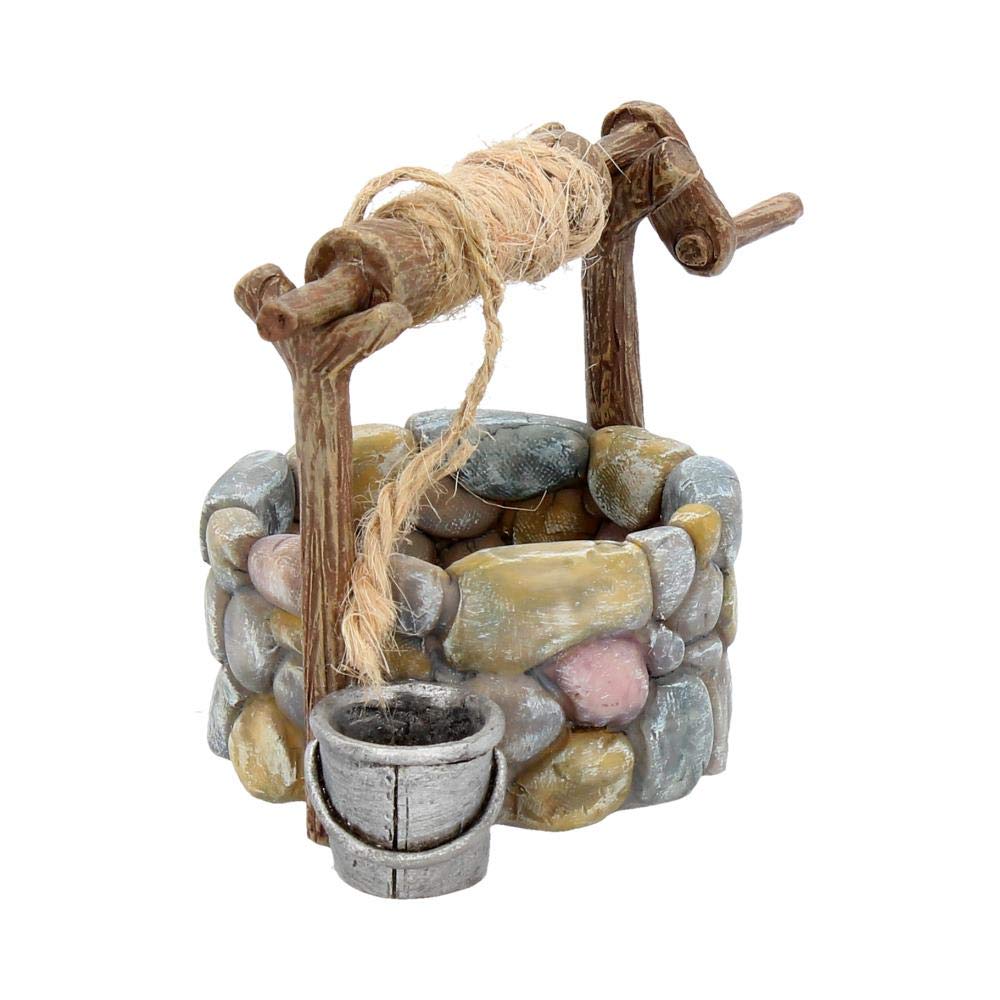 Nemesis Now Wishing Well Figurine - Fairy House Design | 9cm Height | Wood Material 7