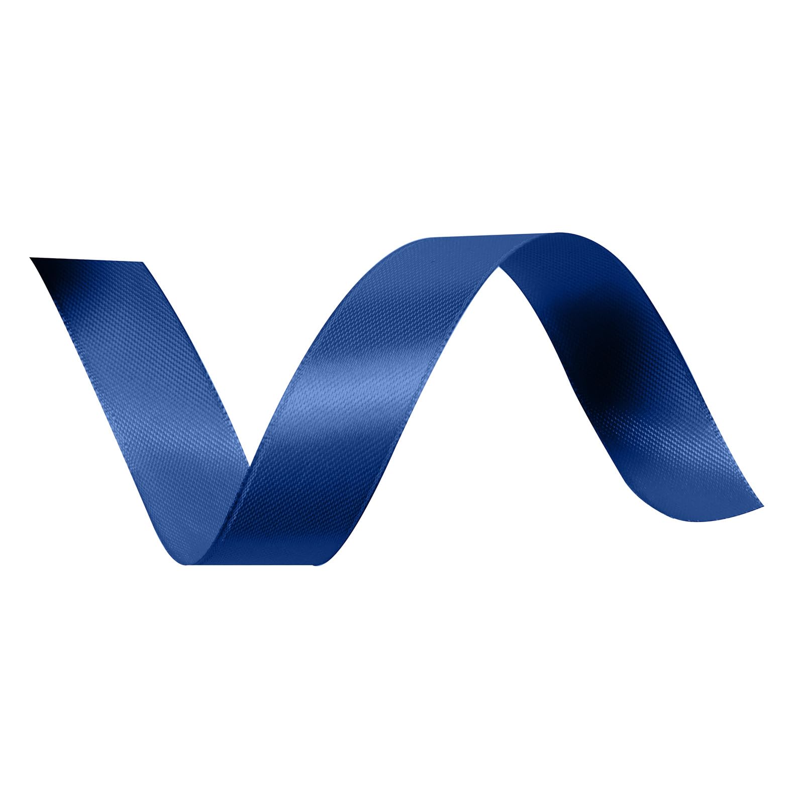 Vaessen Creative Satin Ribbon - Double-Sided Sheen | 6mm x 10m | Dark Blue 2