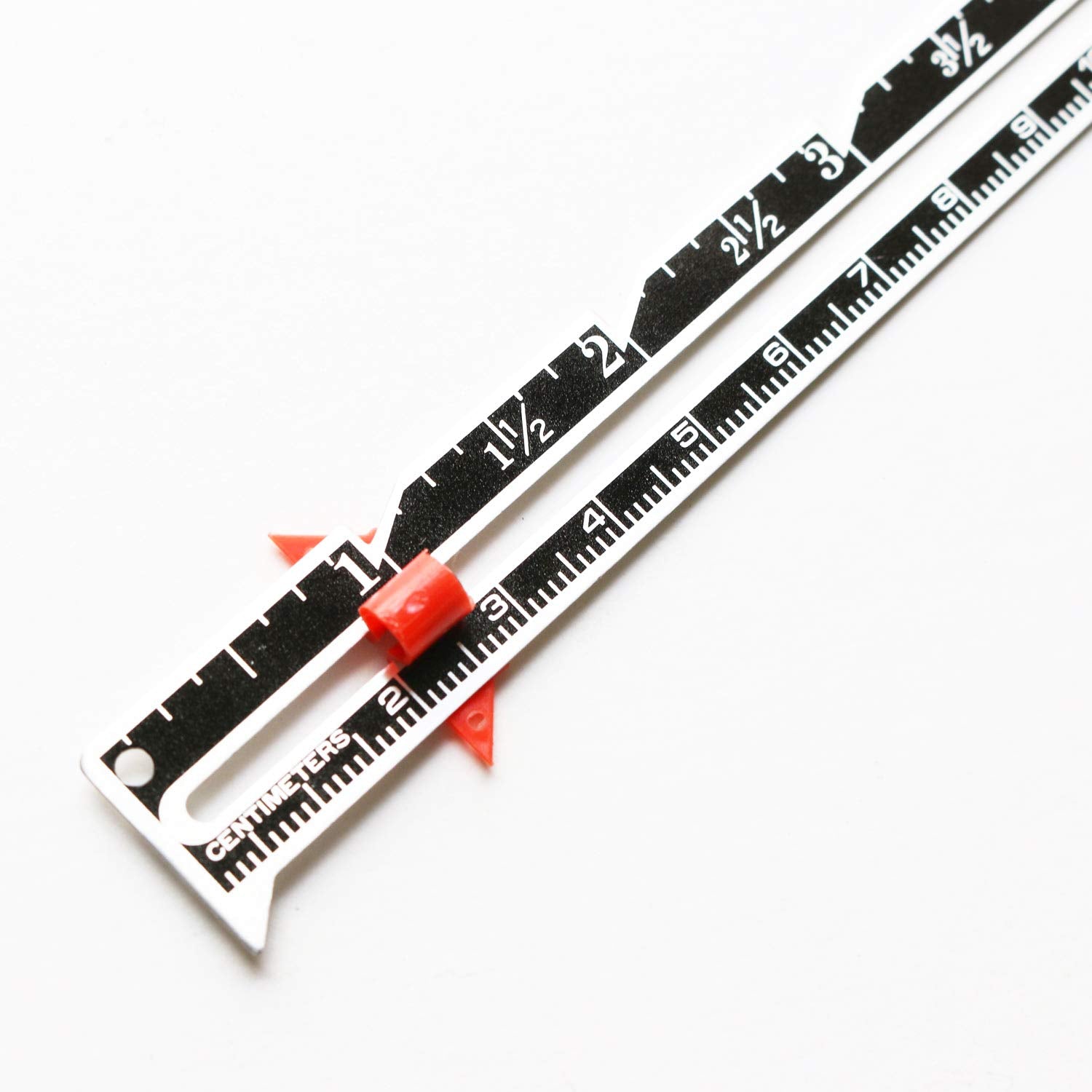 Prym Sew and Knit Gauge - Dual Scale cm/inch Ruler with Spacers | 12.5cm/6in 4