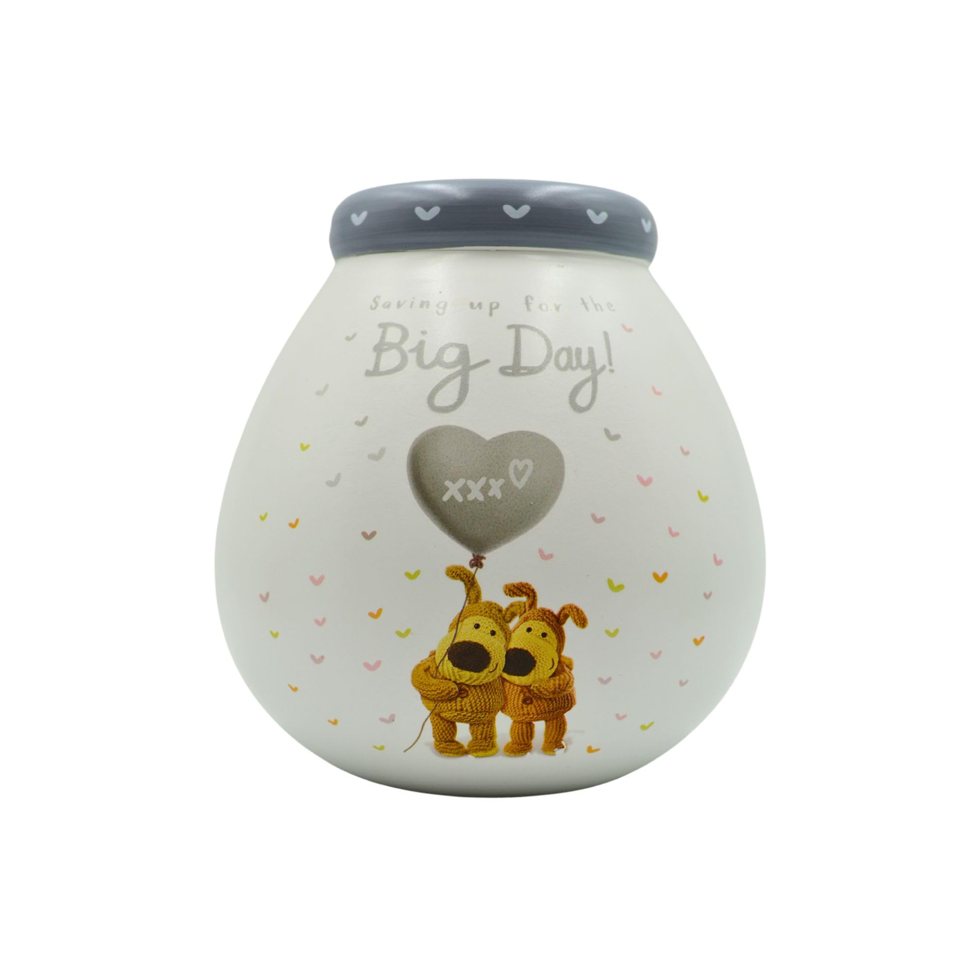 Pot Of Dreams Handcrafted Flower Design Ceramic Money Box | Holds £1000 in £2 Coins | 140x140x150mm 1