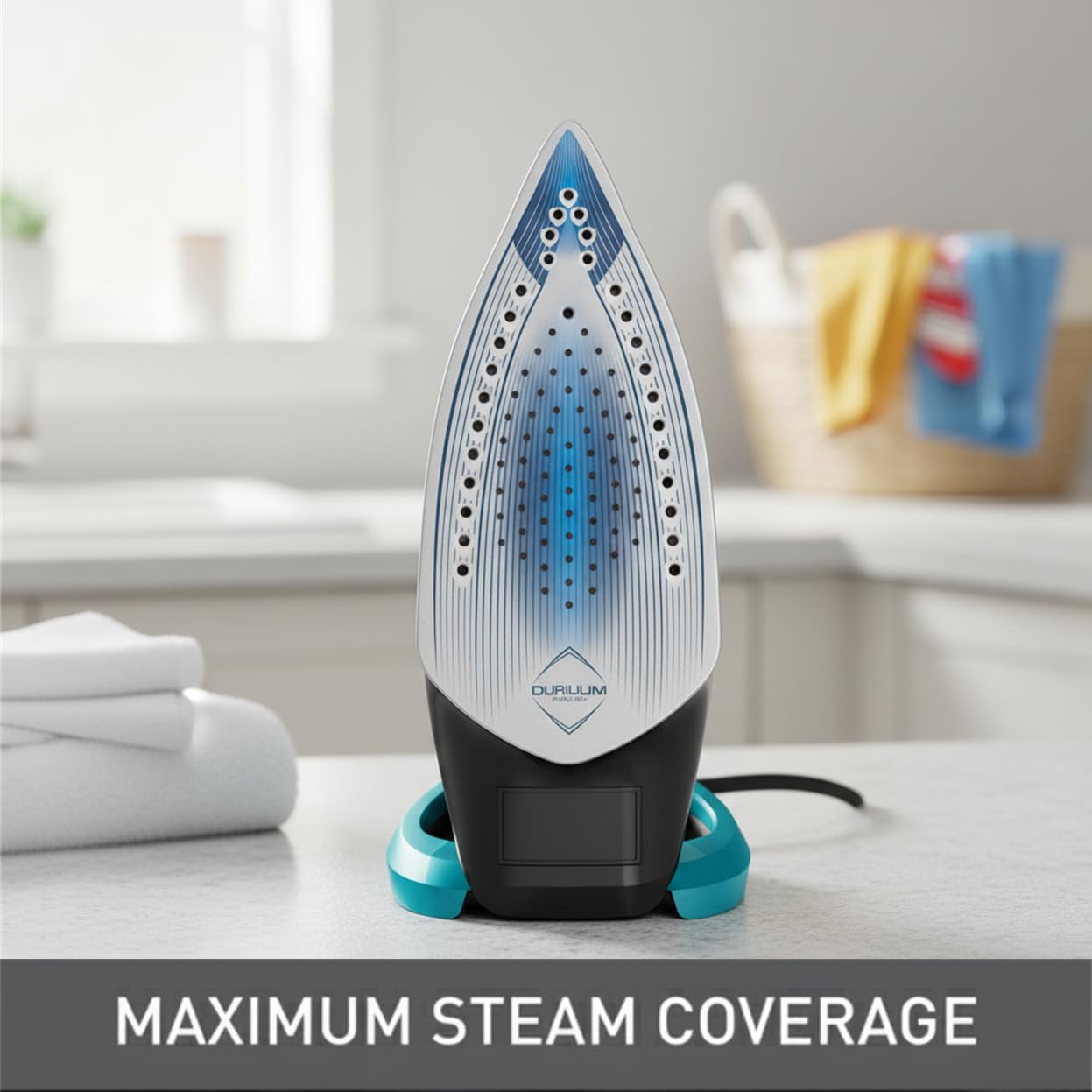 Tefal Ultraglide Steam Iron - 2800W Power | 260g Steam Boost | Durilium Soleplate 4
