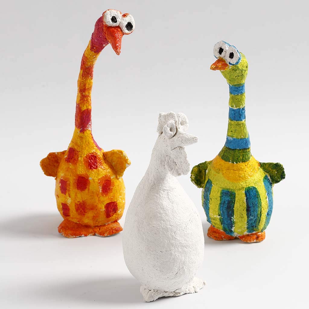 Creativ Polystyrene Eggs - Crafting & Decor | 10 cm Height | 5 Pack | White 7