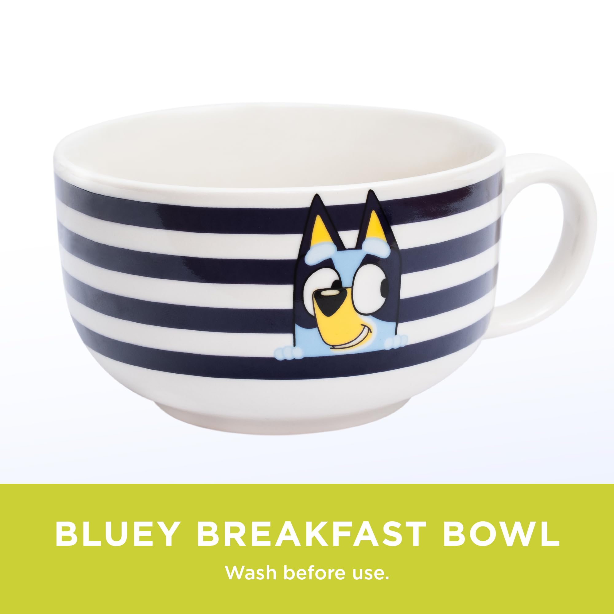 BEAMS INTERNATIONAL Bluey Ceramic Bowl & Spoon Set with 100g Porridge Oats | Ages 3+ 3