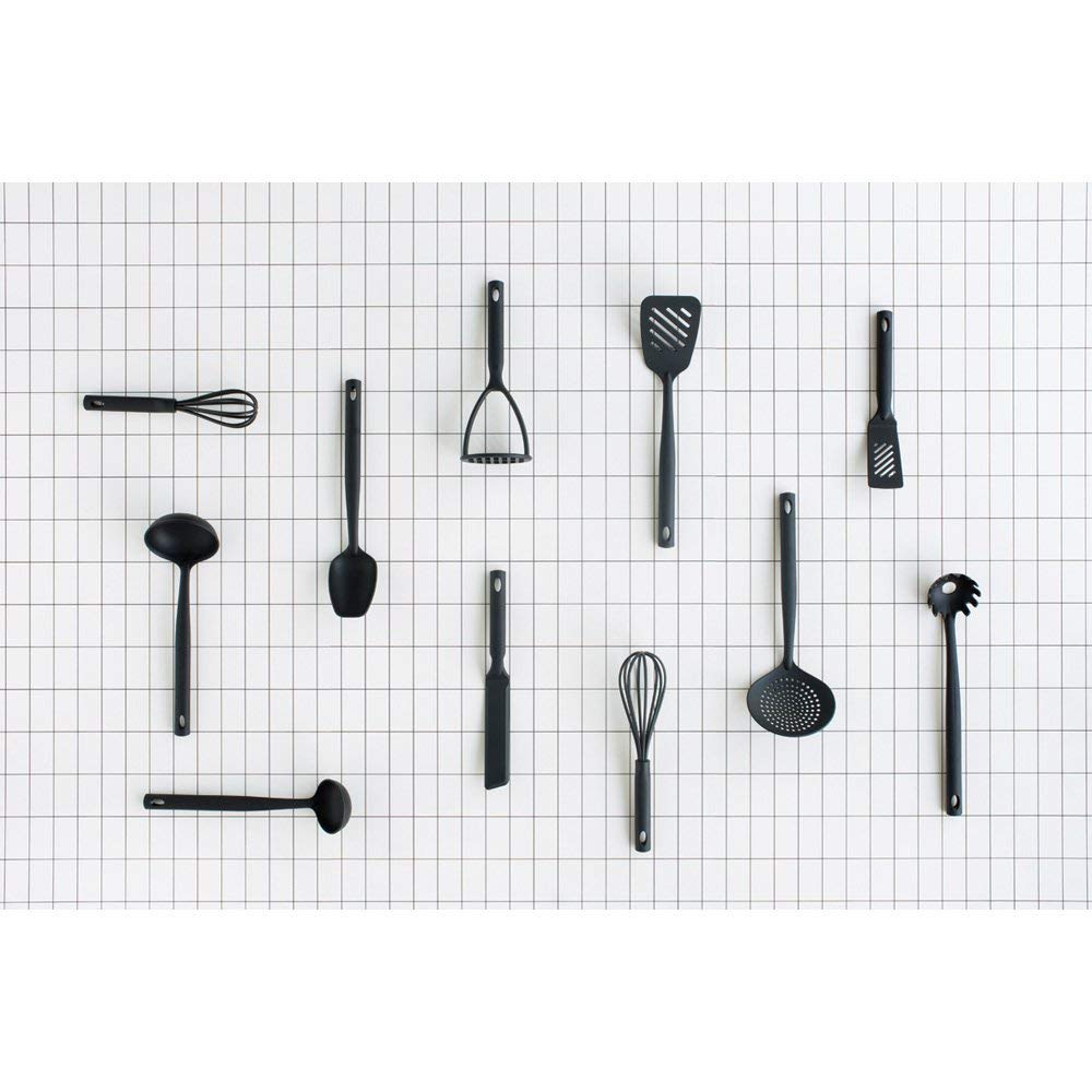 Brabantia Small Spatula 365263 | Heat-Resistant Nylon | Black | Ideal for Non-Stick Cookware 4