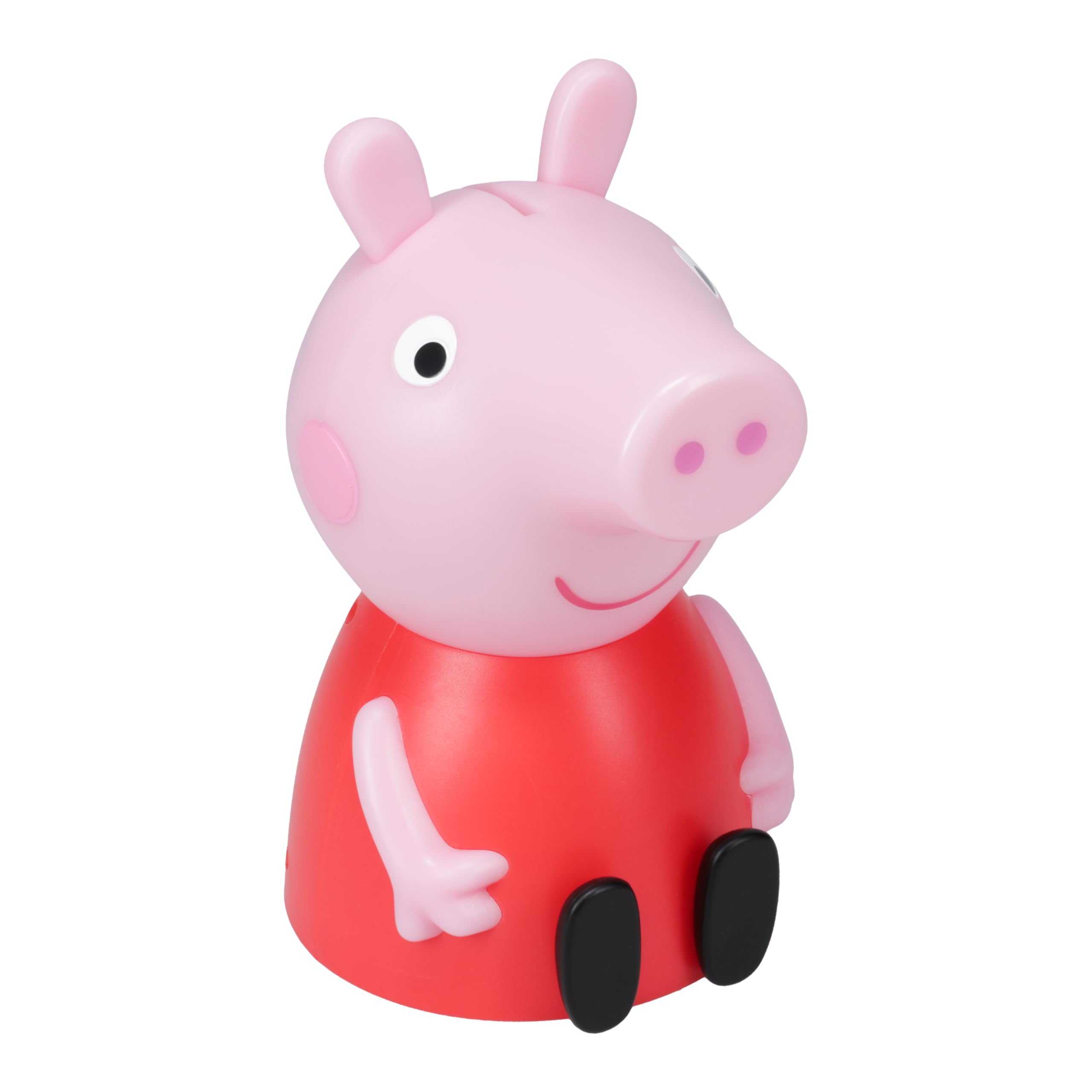 Paladone Peppa Pig Figure Shaped Money Box | Officially Licensed Sounds | Pink Plastic | 16.5cm Tall 1