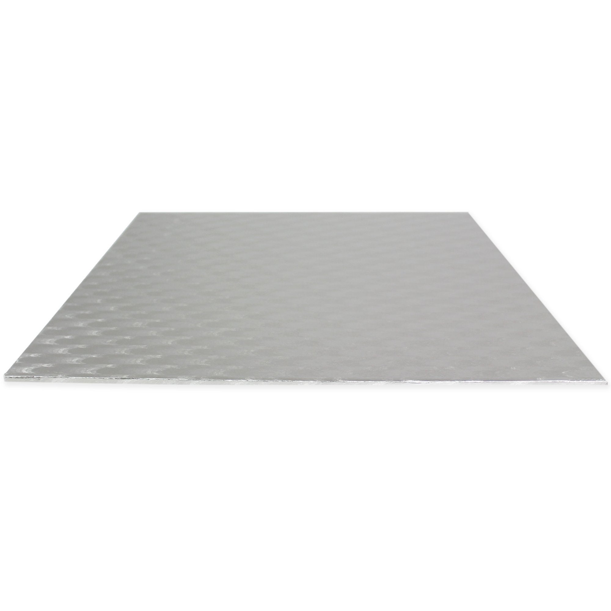 PME Oblong Cake Card Base - Silver Finish | 14 x 10 Inch | 3mm Thick Cardboard 2