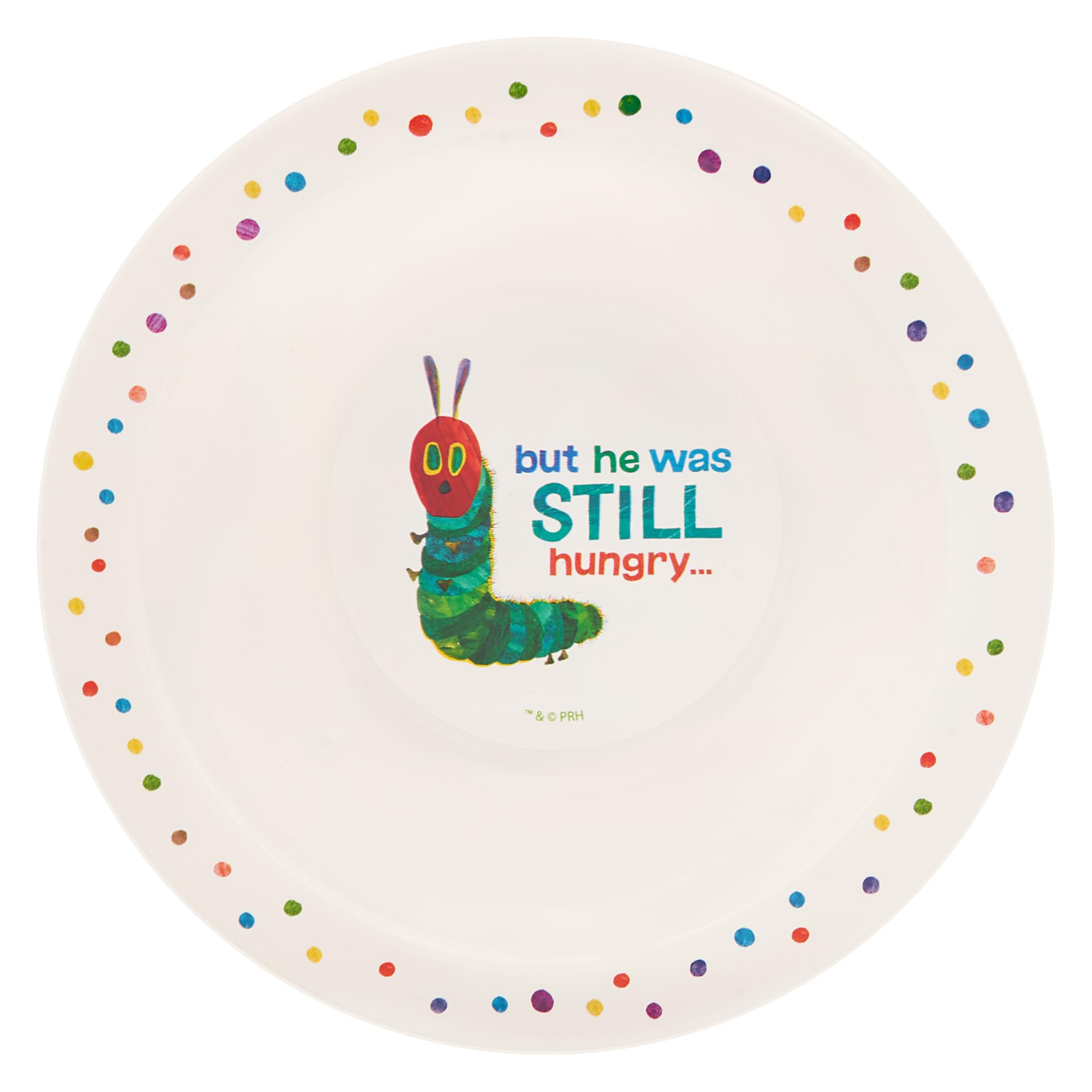 Very Hungry Caterpillar 3 Piece Children's Dinnerware Set | Microwave & Dishwasher Safe PP 4