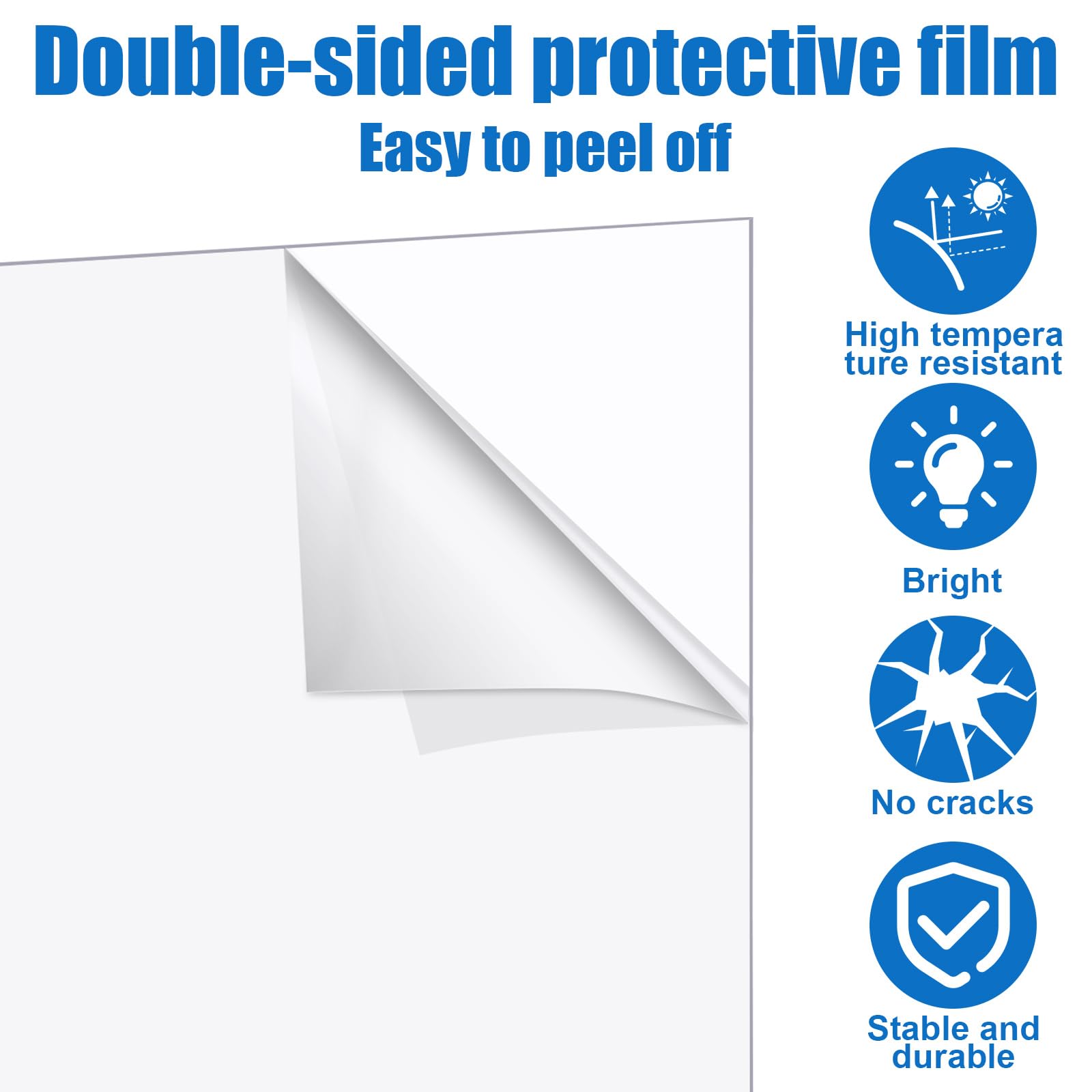 ASelected 2 Pcs Clear Acrylic Sheets A2 594x420mm 2mm Thick Transparent Plastic Sheets for Framing 5
