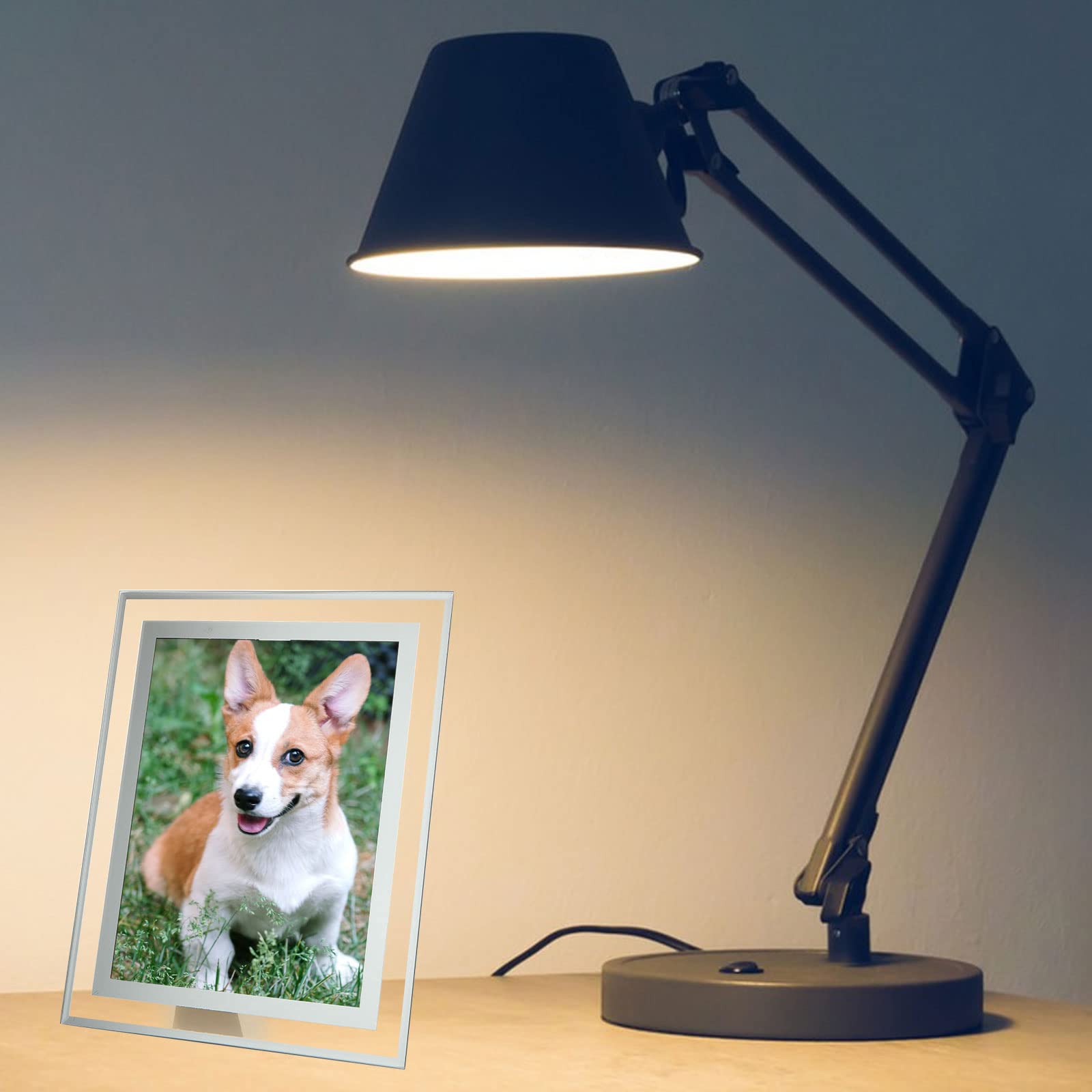 ASelected 8X10 Glass Picture Photo Frames - Silver Finish, Set of 2 | Tabletop & Wall Mount 5