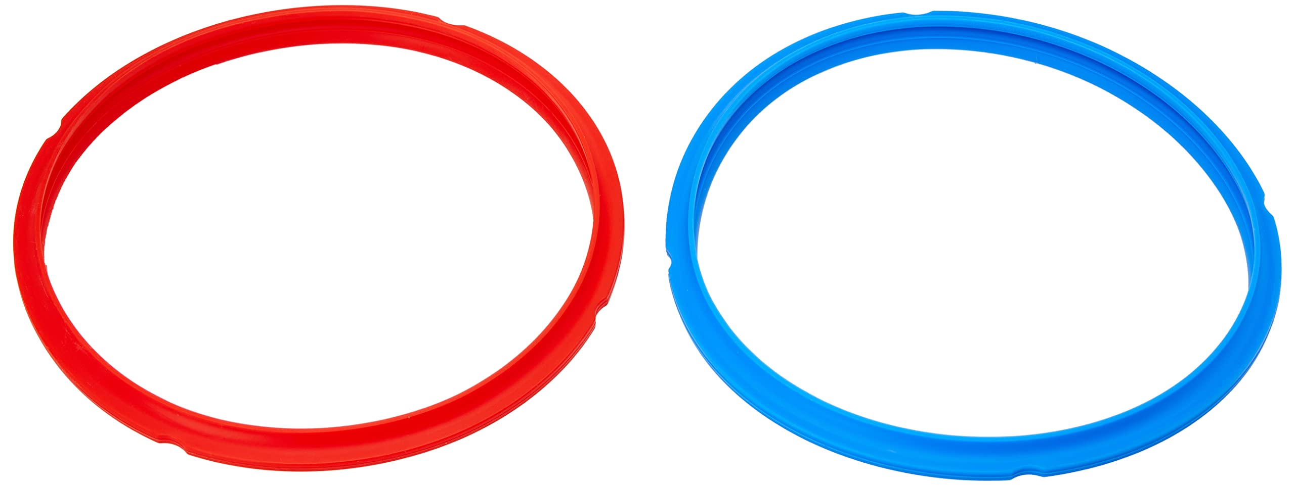 Instant Pot Sealing Rings - 2 Pack Silicone Replacement Gaskets for 5 & 6 Quart Models | Red/Blue 1