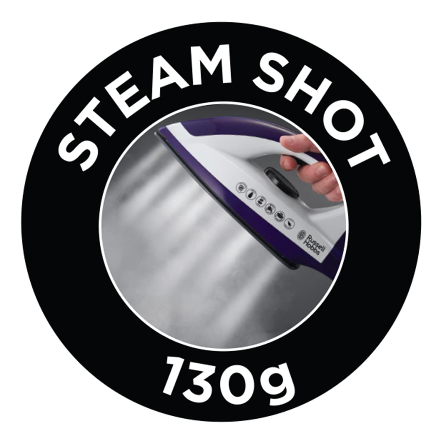 Russell Hobbs SteamPower Steam Generator Iron - 110g Steam Output | 3 Steam Settings | Auto Shut Off 9