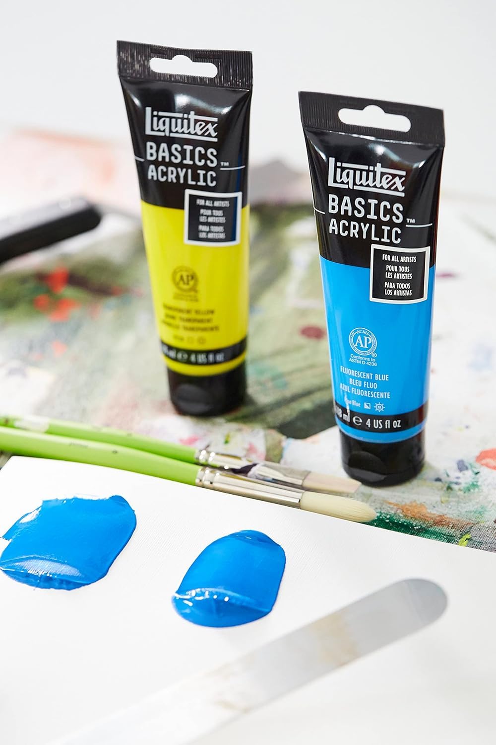 Liquitex Basics Acrylic Paint - Cadmium Red Medium Hue | 118 ml Tube | Artist Quality 6
