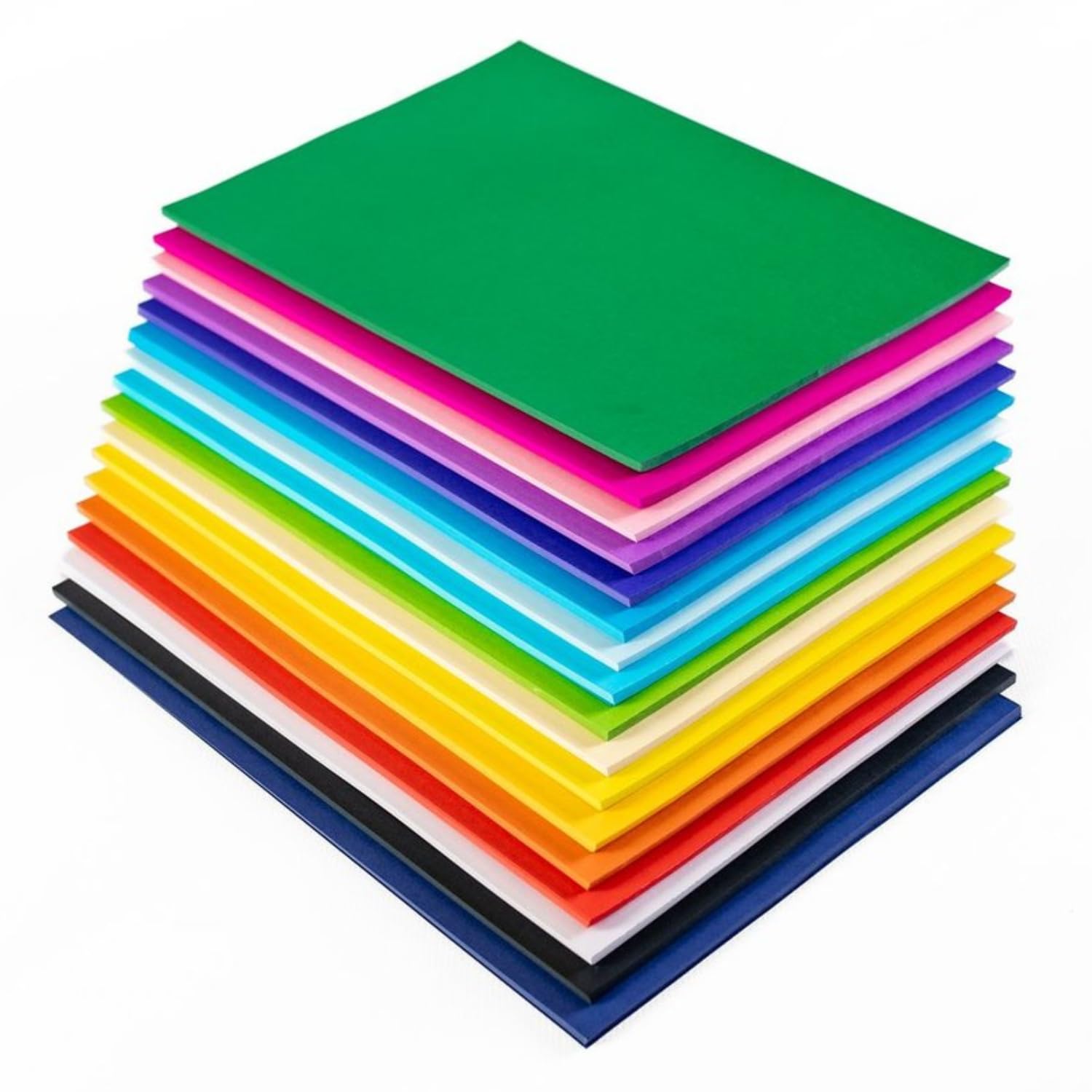 Hawksbill 500 Sheet A4 Origami Paper Pack | 18 Vibrant Colours | 80GSM Acid-Free Craft Paper 1