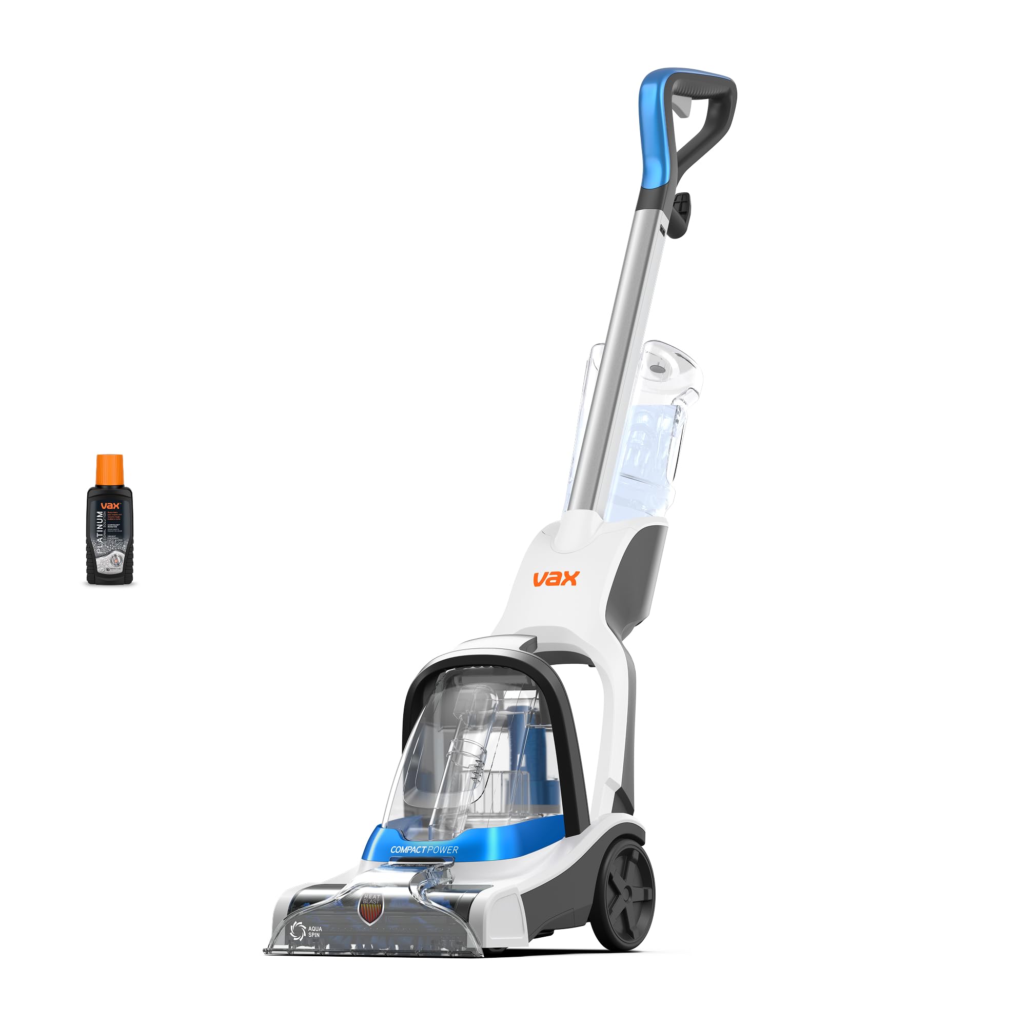 Vax Compact Power Upright Carpet Cleaner Machine - Aquaspin Brushbar | 5.7kg 1