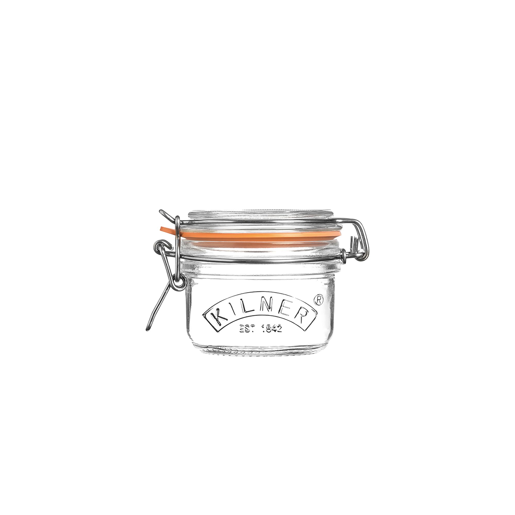 Kilner Round Clip Top Jar - 0.125 Litre Airtight Glass Storage for Preserving & Dry Goods 1
