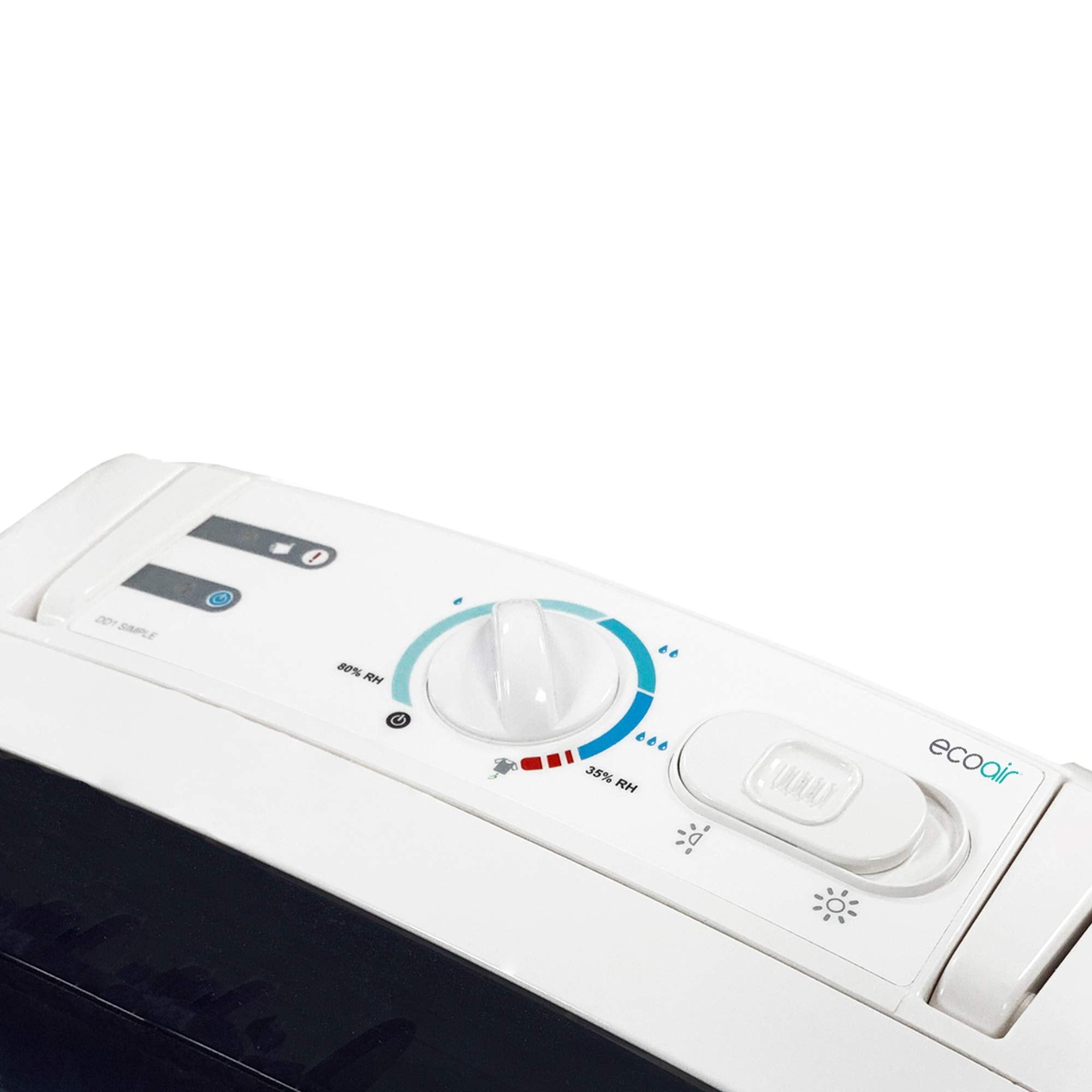 EcoAir DD1 Simple MK3 Black Desiccant Dehumidifier | 7.5 L/Day | 34dBA Quiet | Anti Bacterial Filter 3