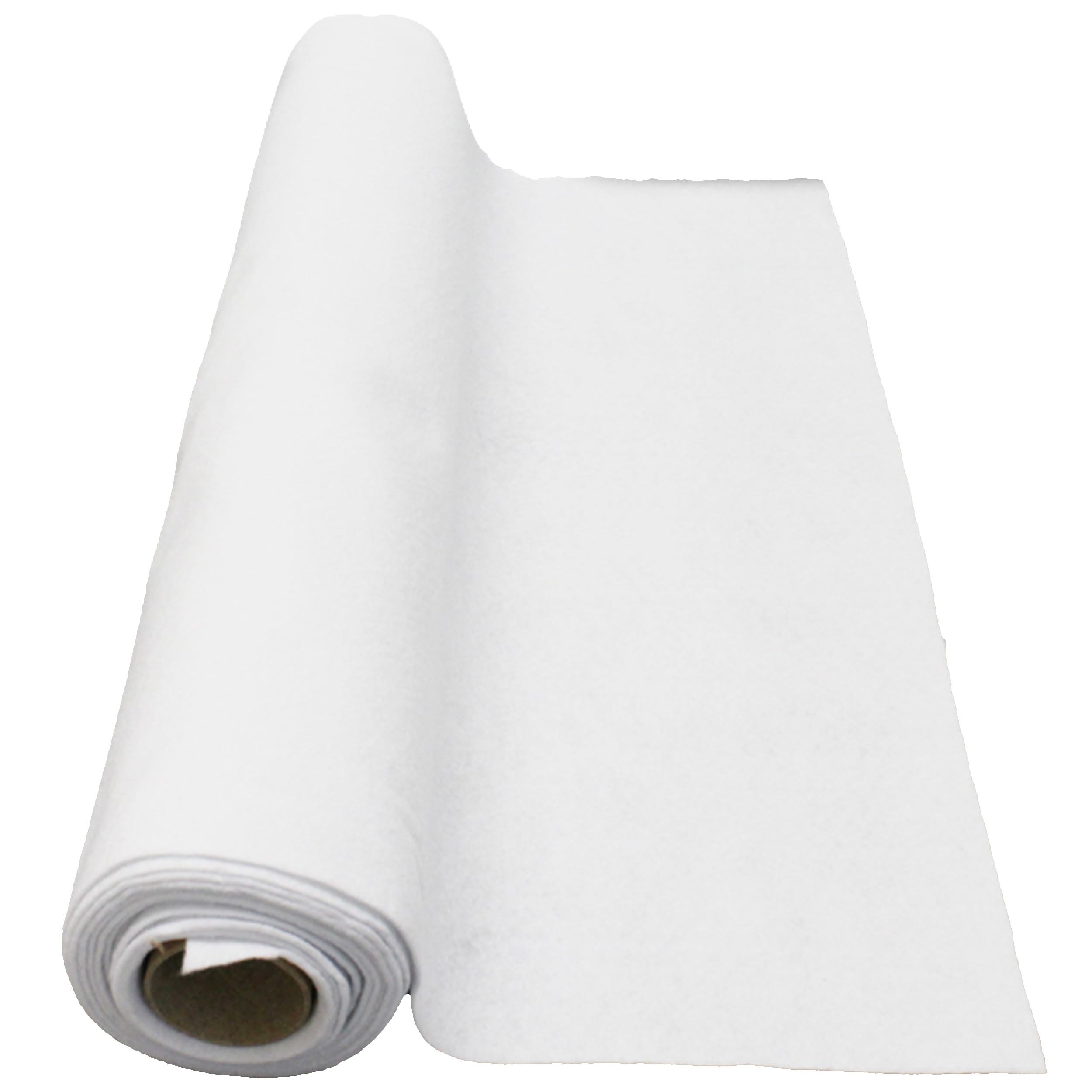 Bright Ideas Soft Craft Felt Roll - White | 45cm x 2.5m | 1.4mm Thick Polyester 1