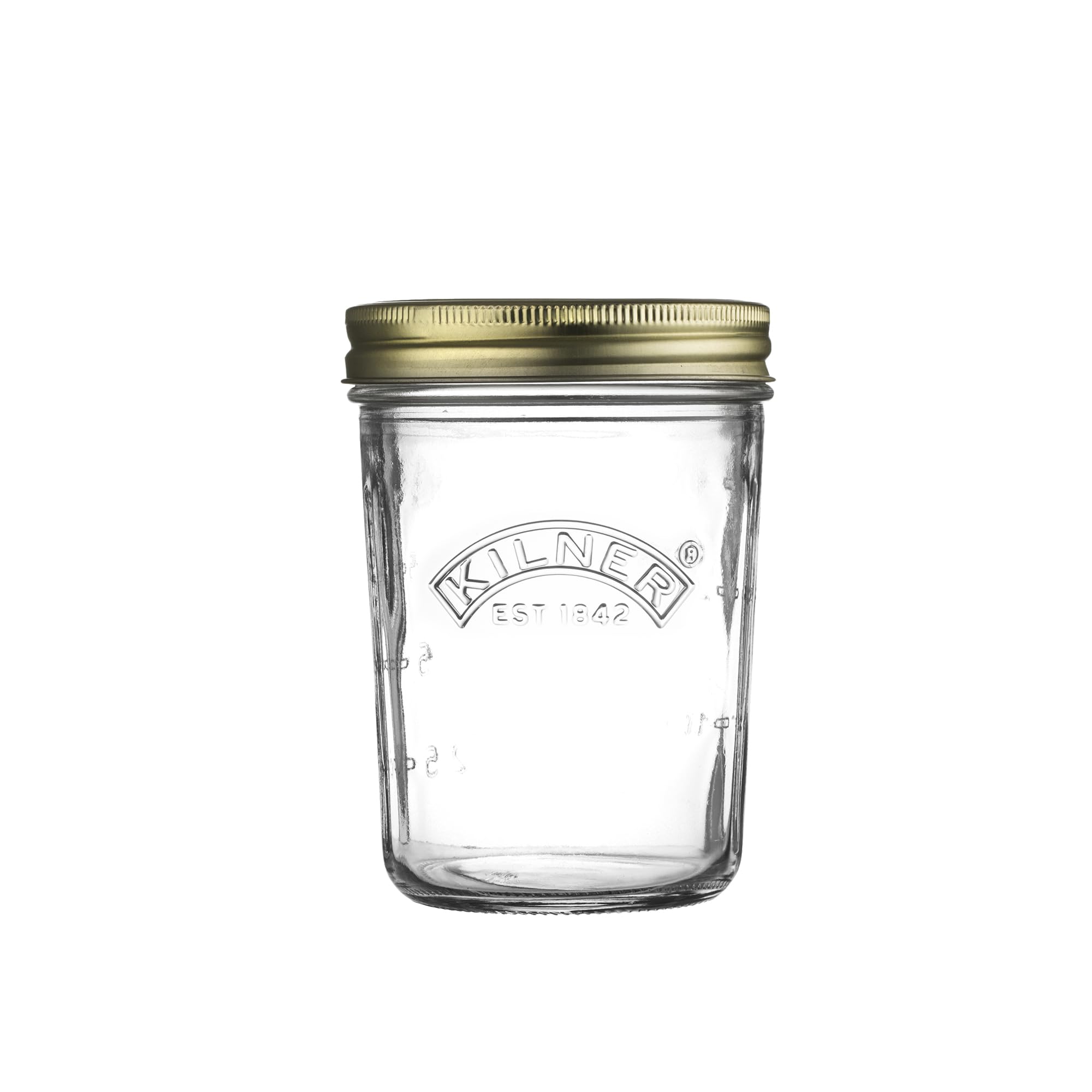 Kilner Wide Mouth Preserve Jar - 0.35L (350ml) Glass Storage Jar with Vacuum Seal 1